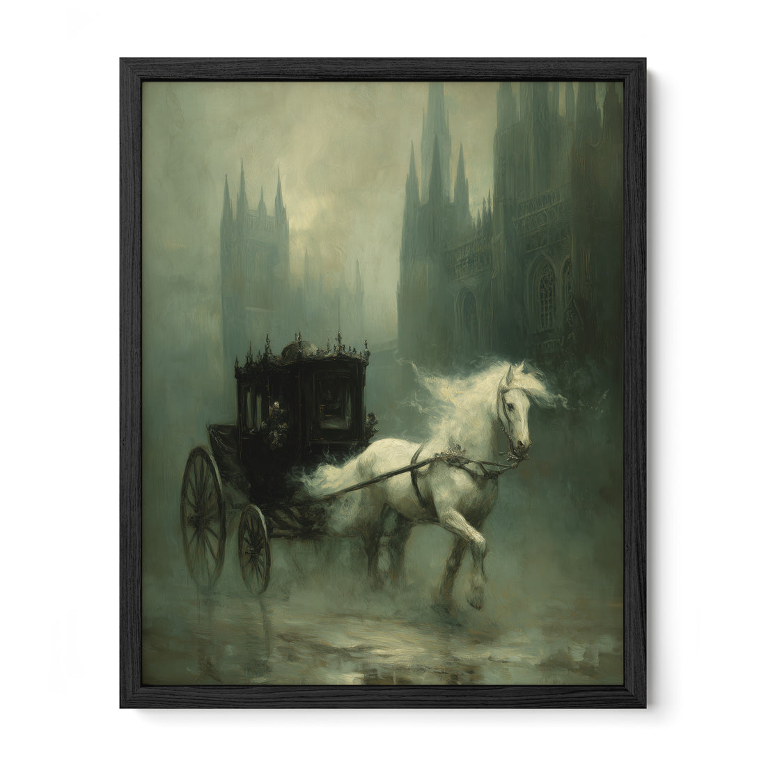 White Horse And Carriage