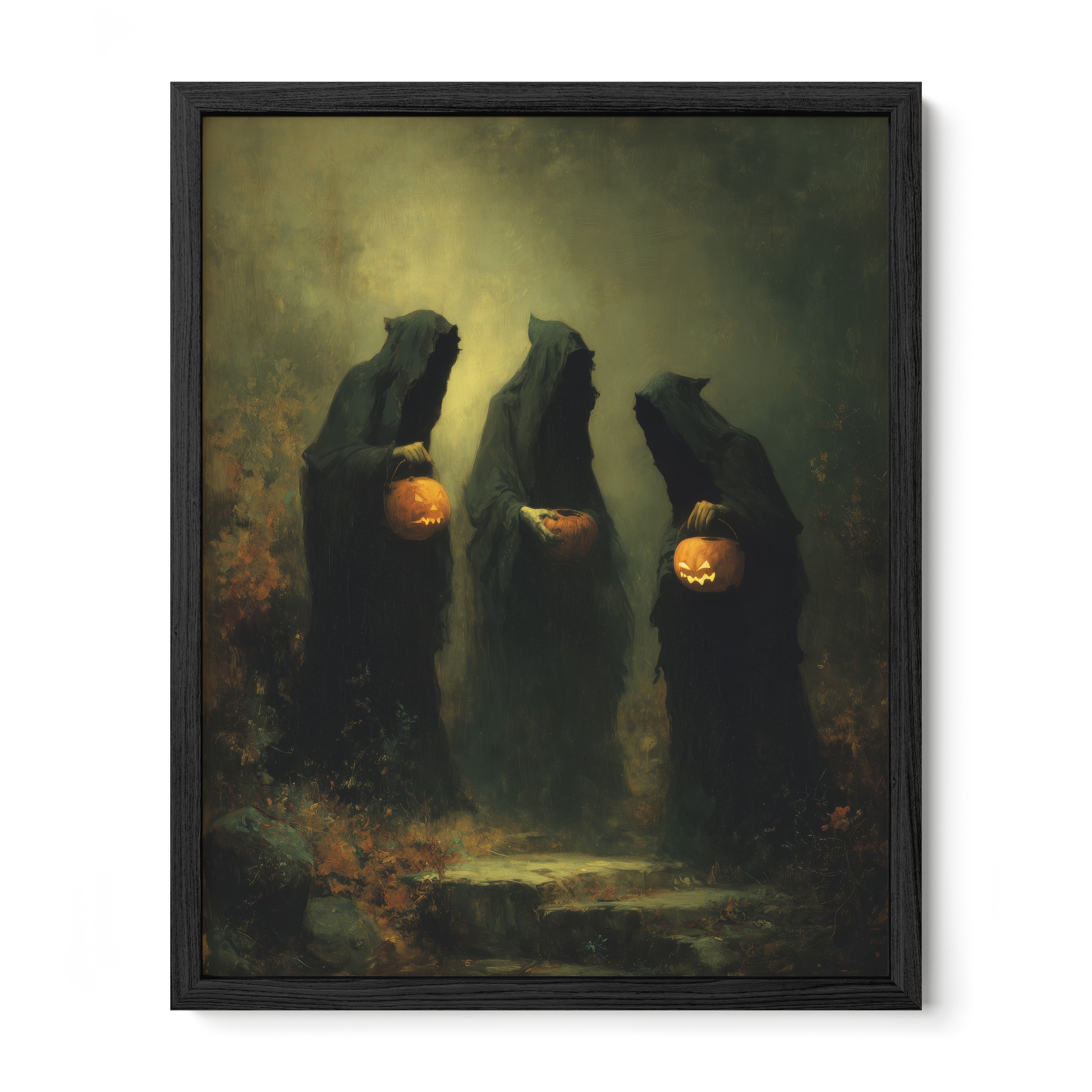 Witches With Pumpkin Heads