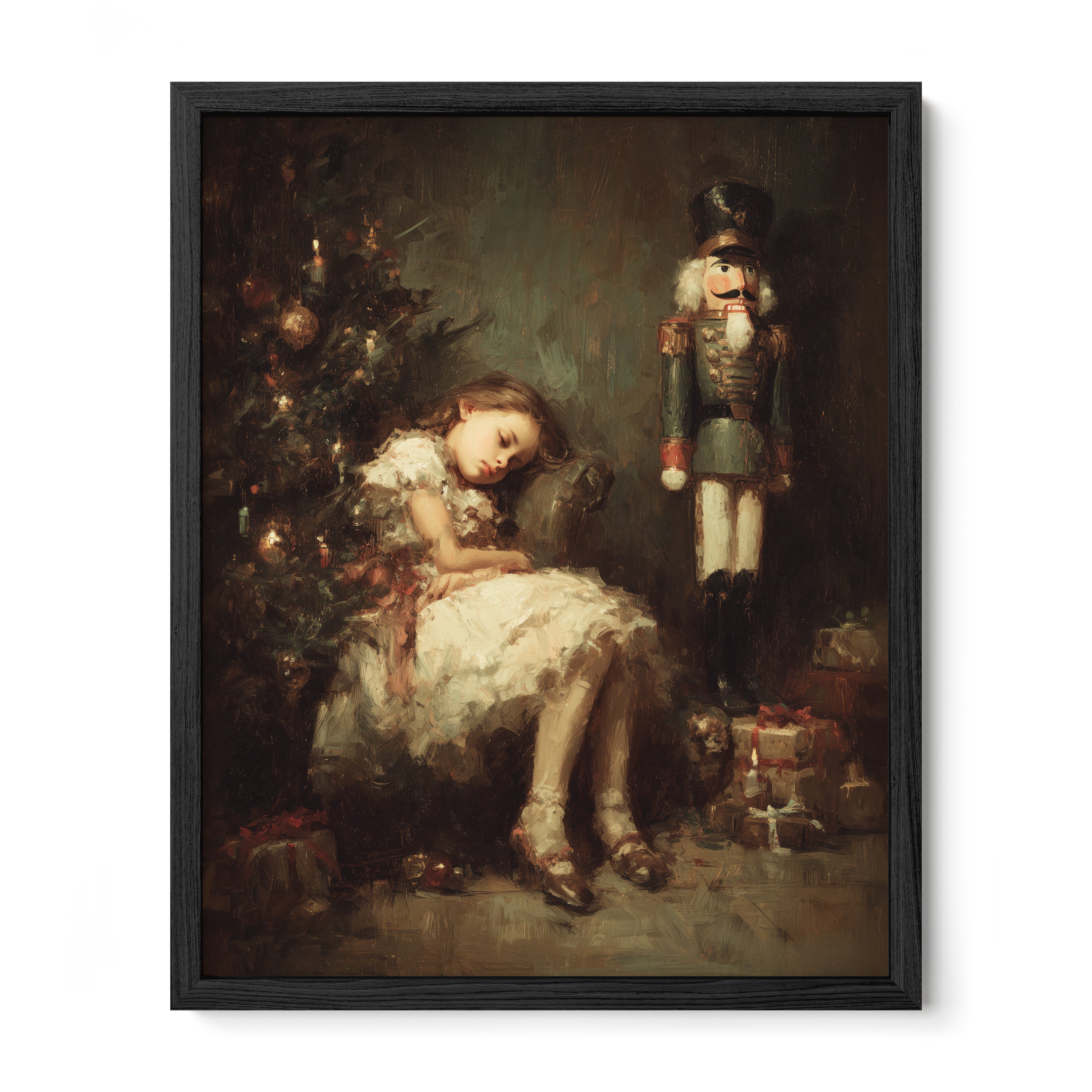 Sleeping Girl and Nutcracker