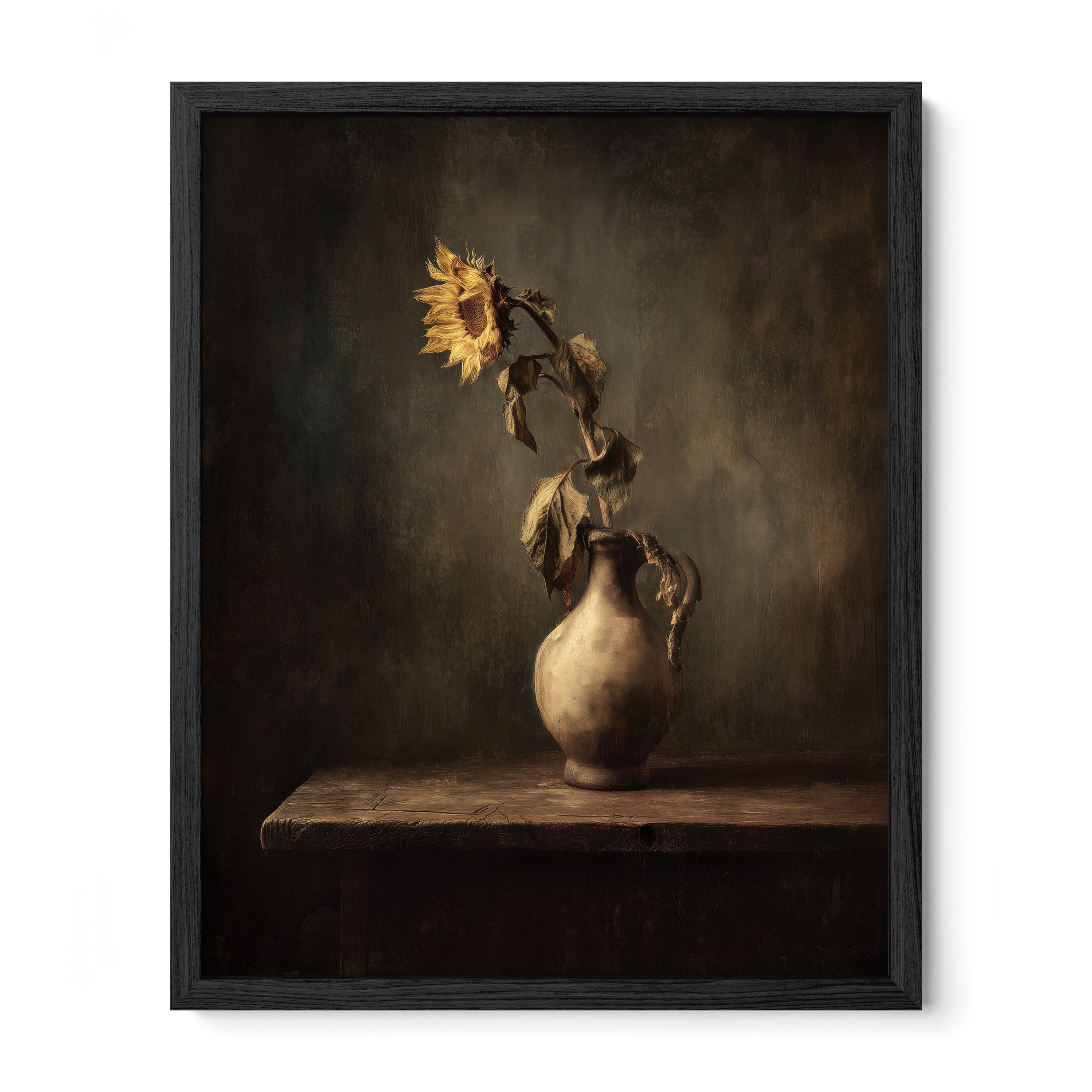 Sunflower In Decay