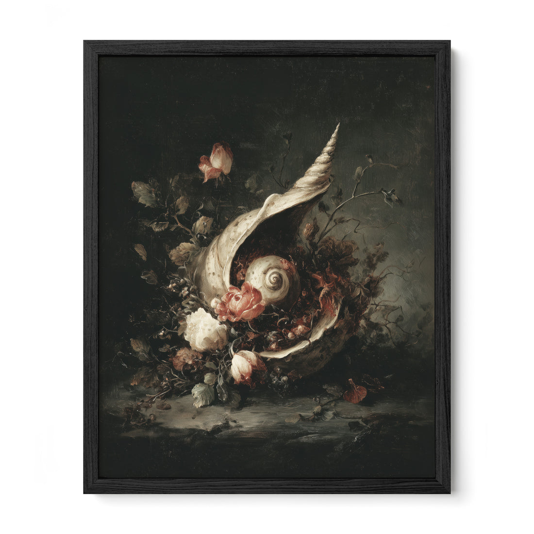 Broken Shell And Roses