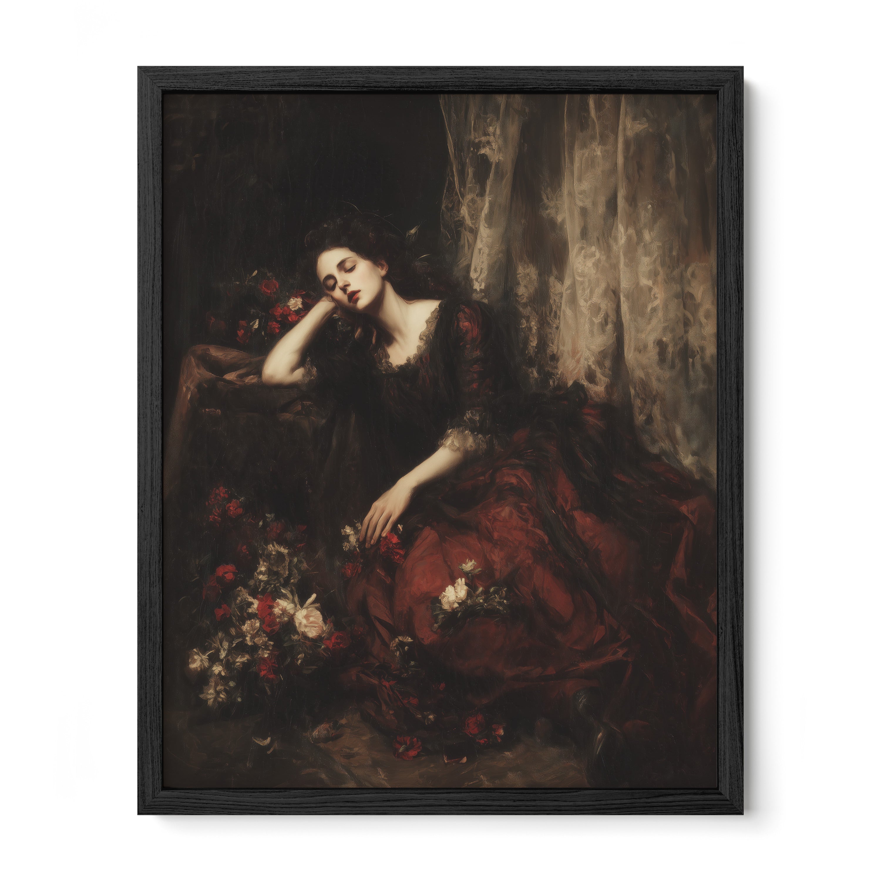 Red Gown And Gloaming