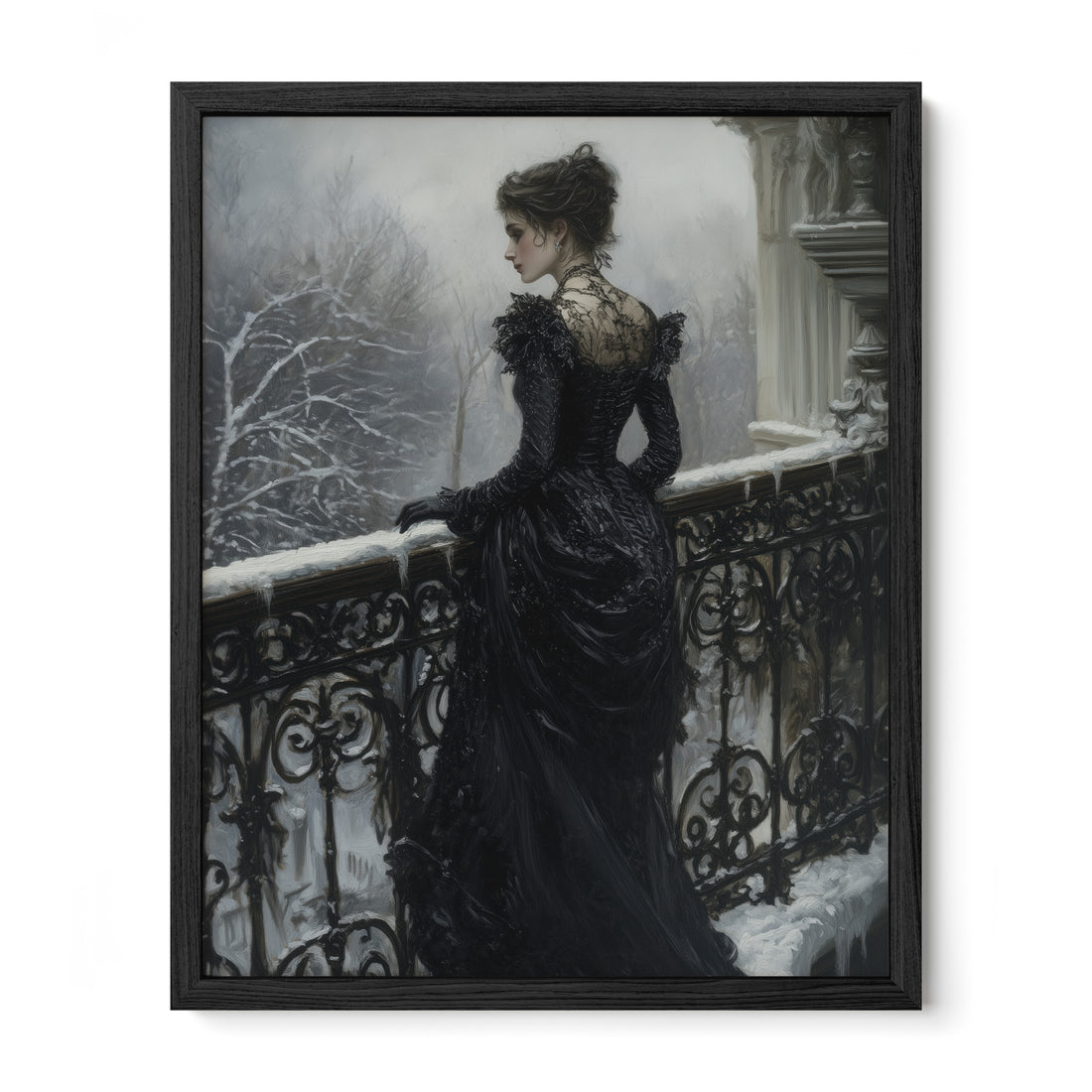 The Frosted Balcony