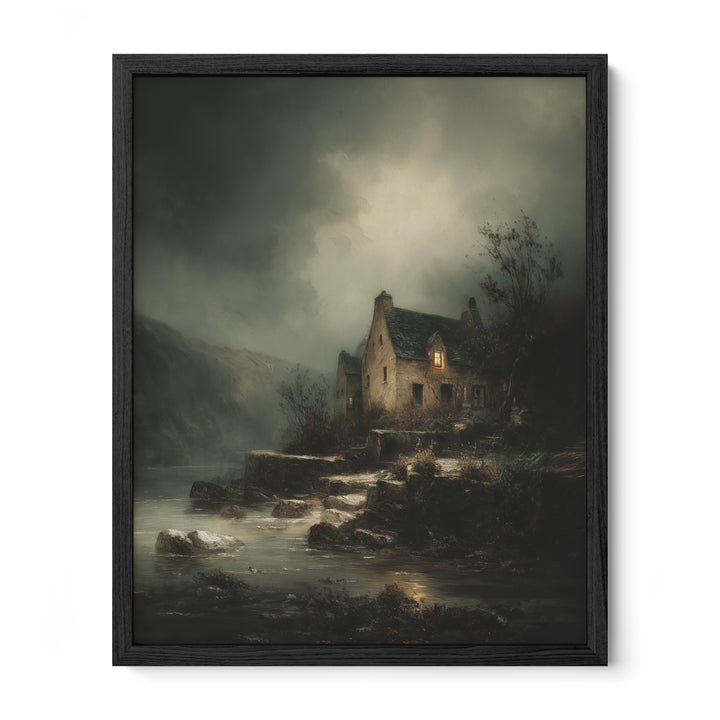 Seaside House in Storm