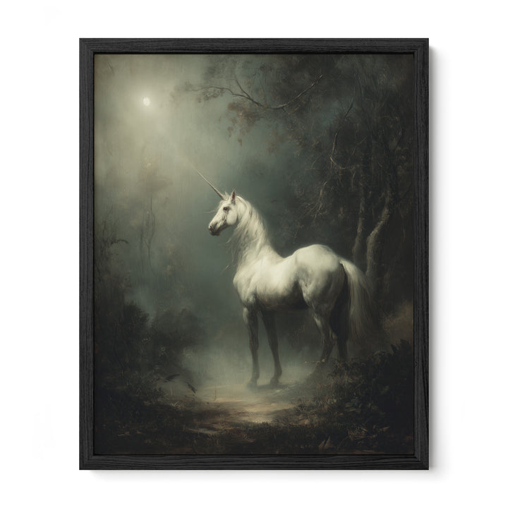 Moonlit White Horse