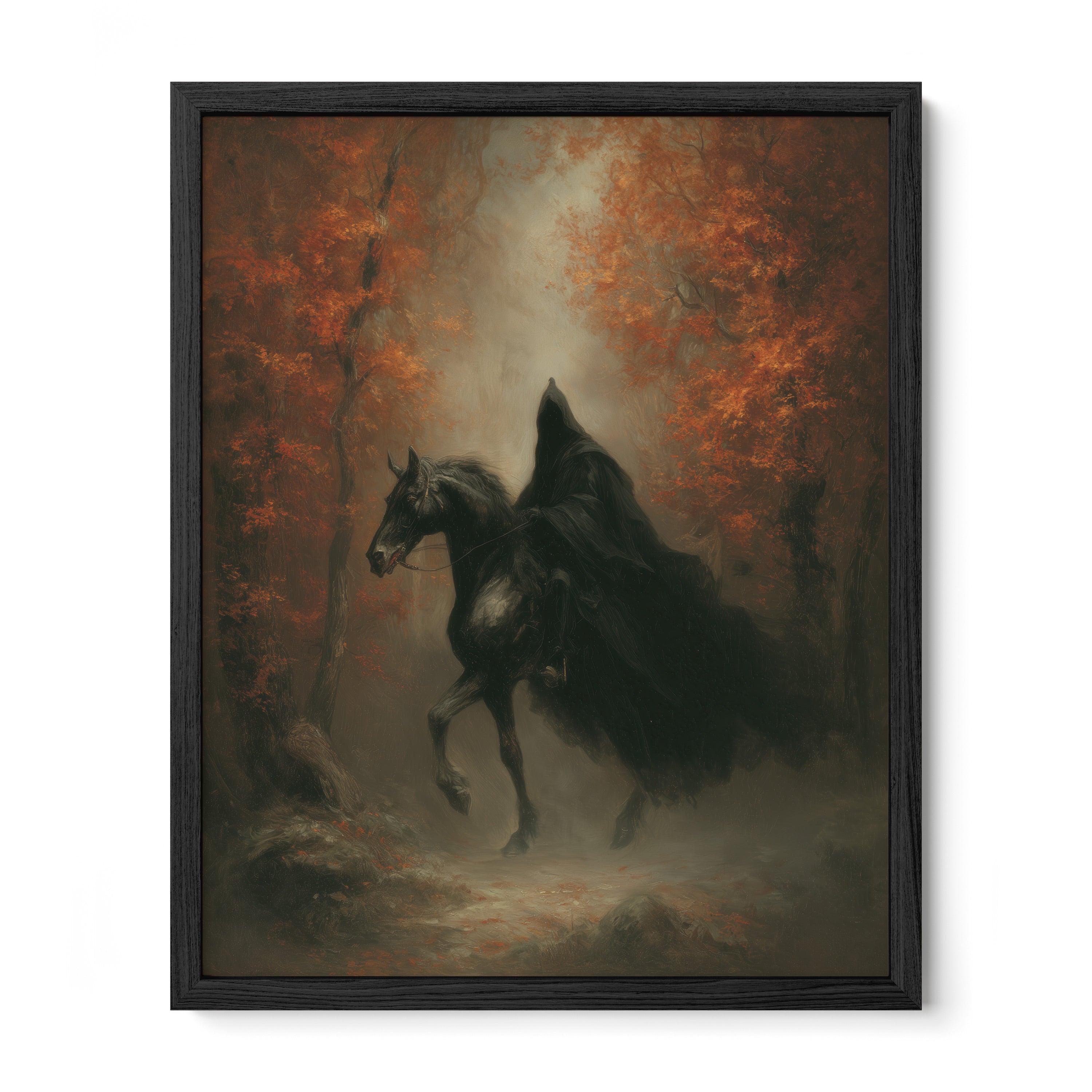 Headless Horseman in Woods