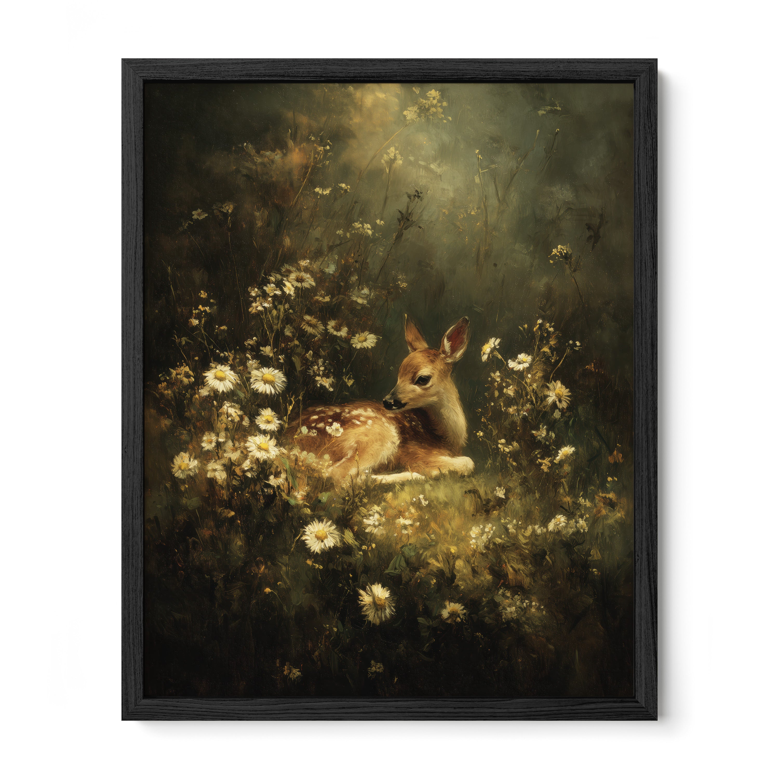 Fawn In Wildflowers