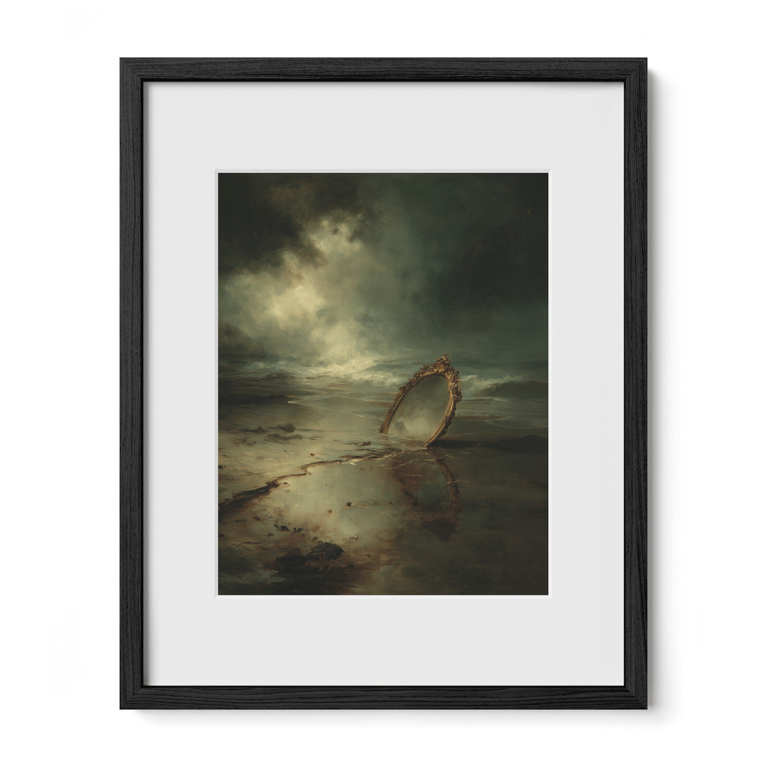 Mirror in the Tidal Sand