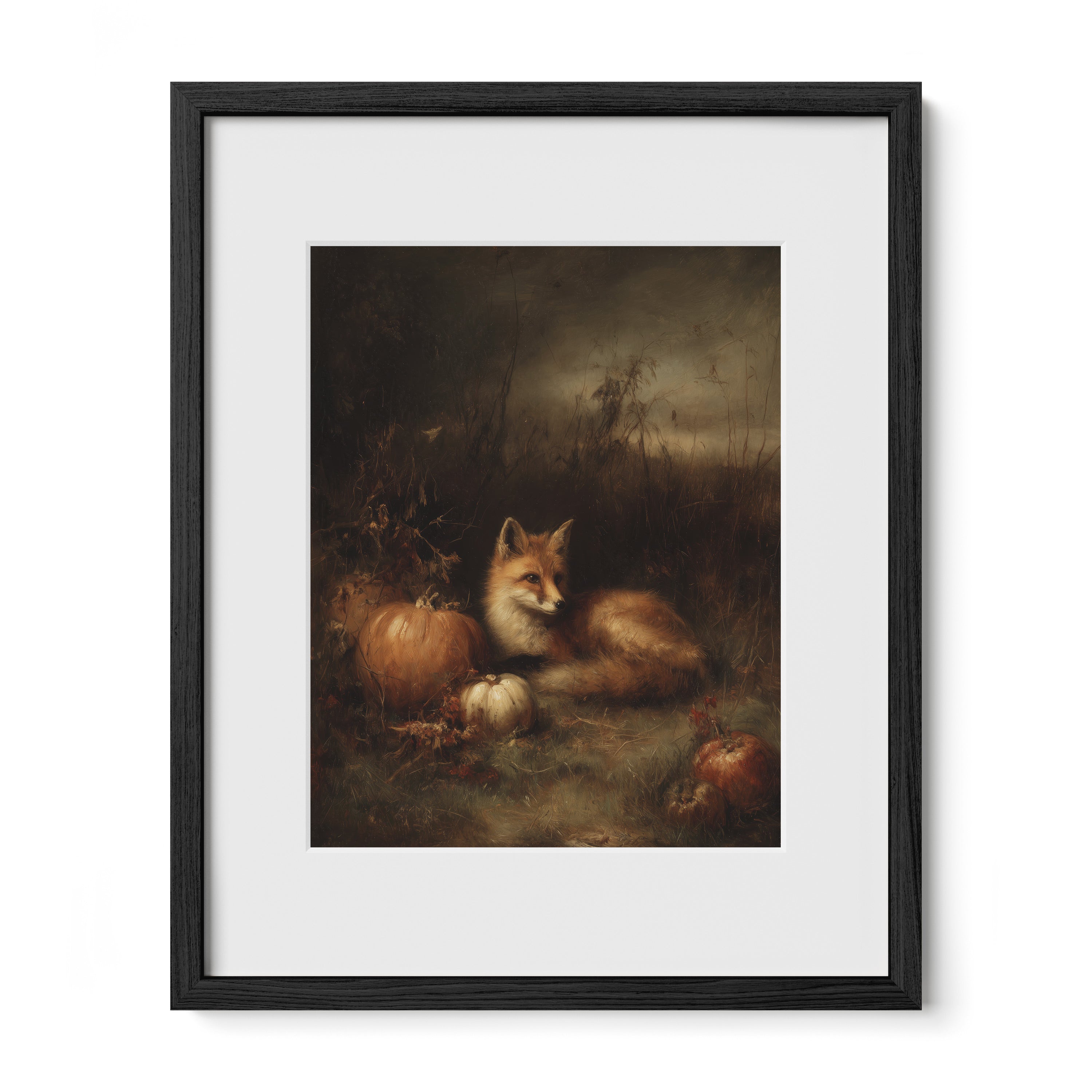 Fox In Autumn Dusk