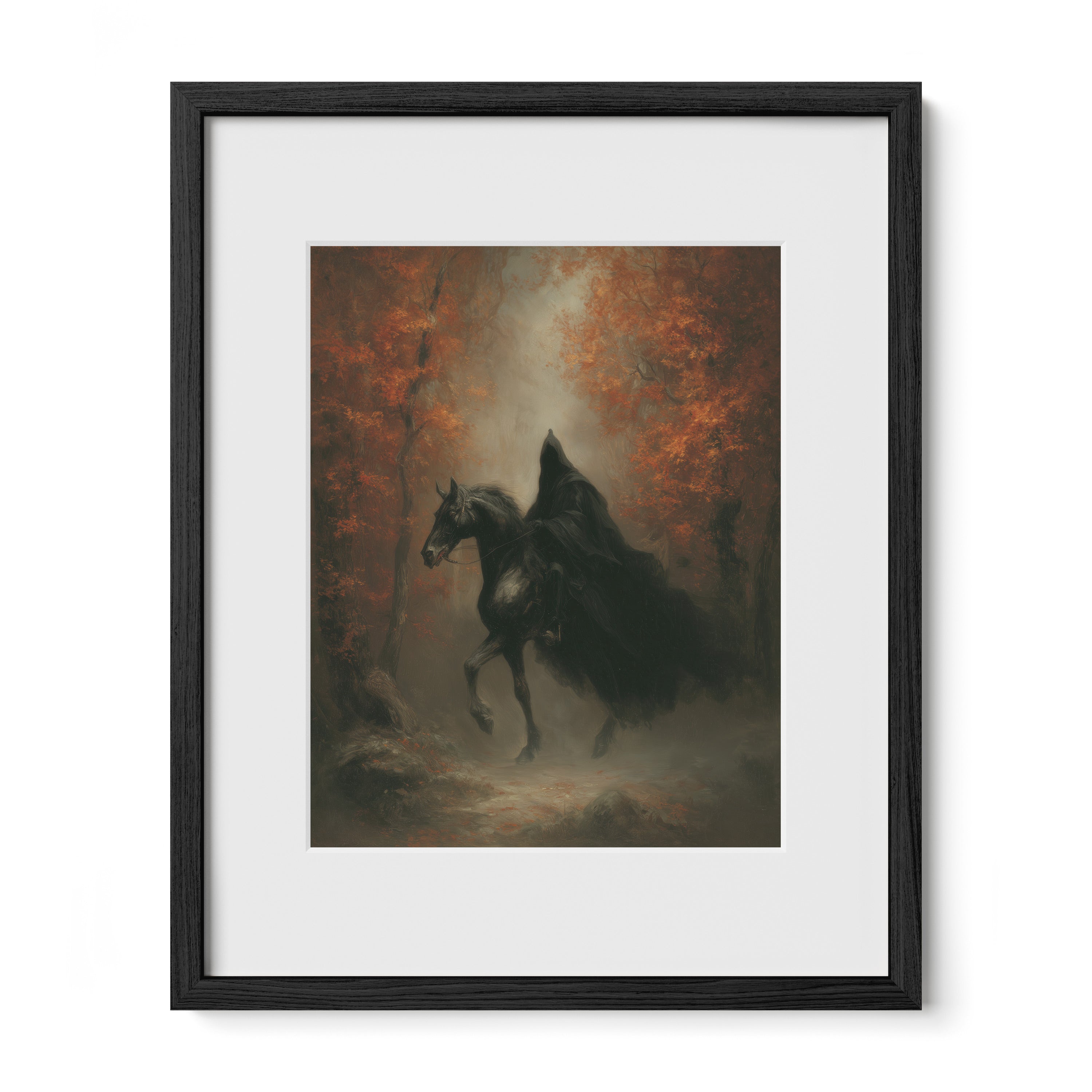 Headless Horseman in Woods