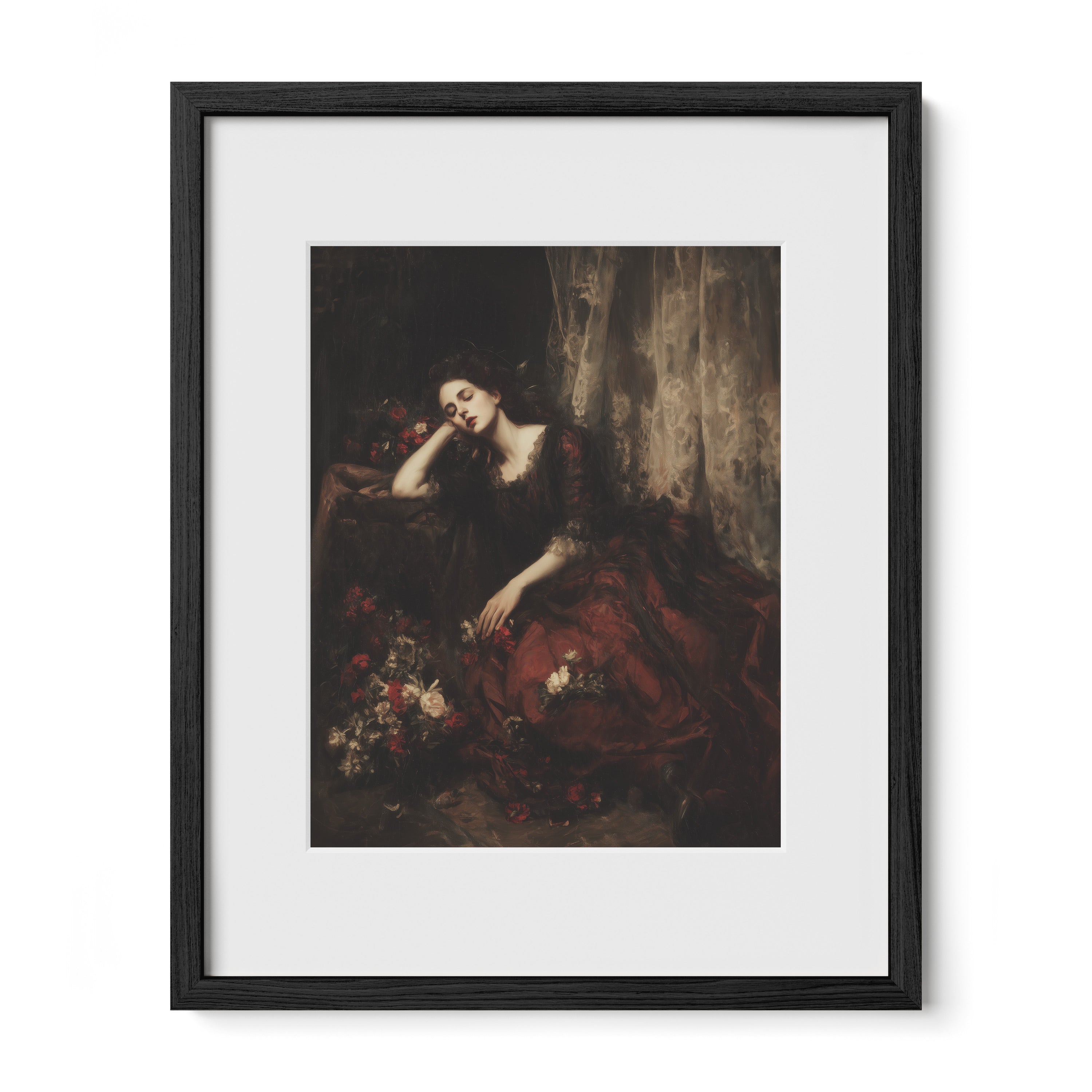 Red Gown And Gloaming