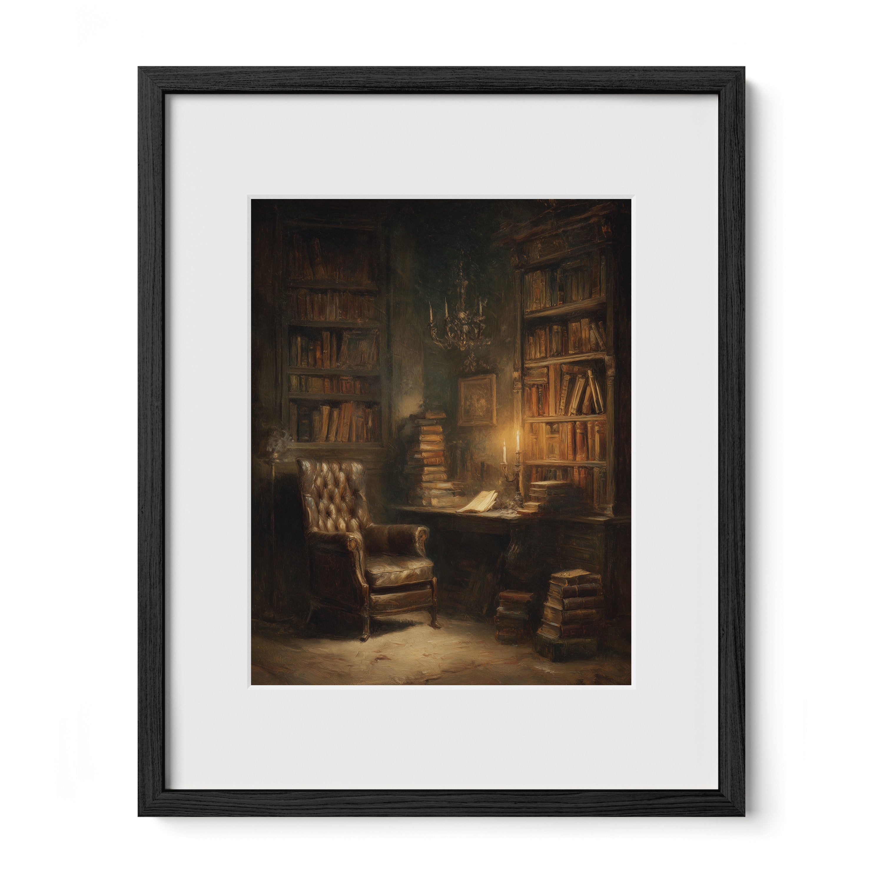 Victorian Library Interior