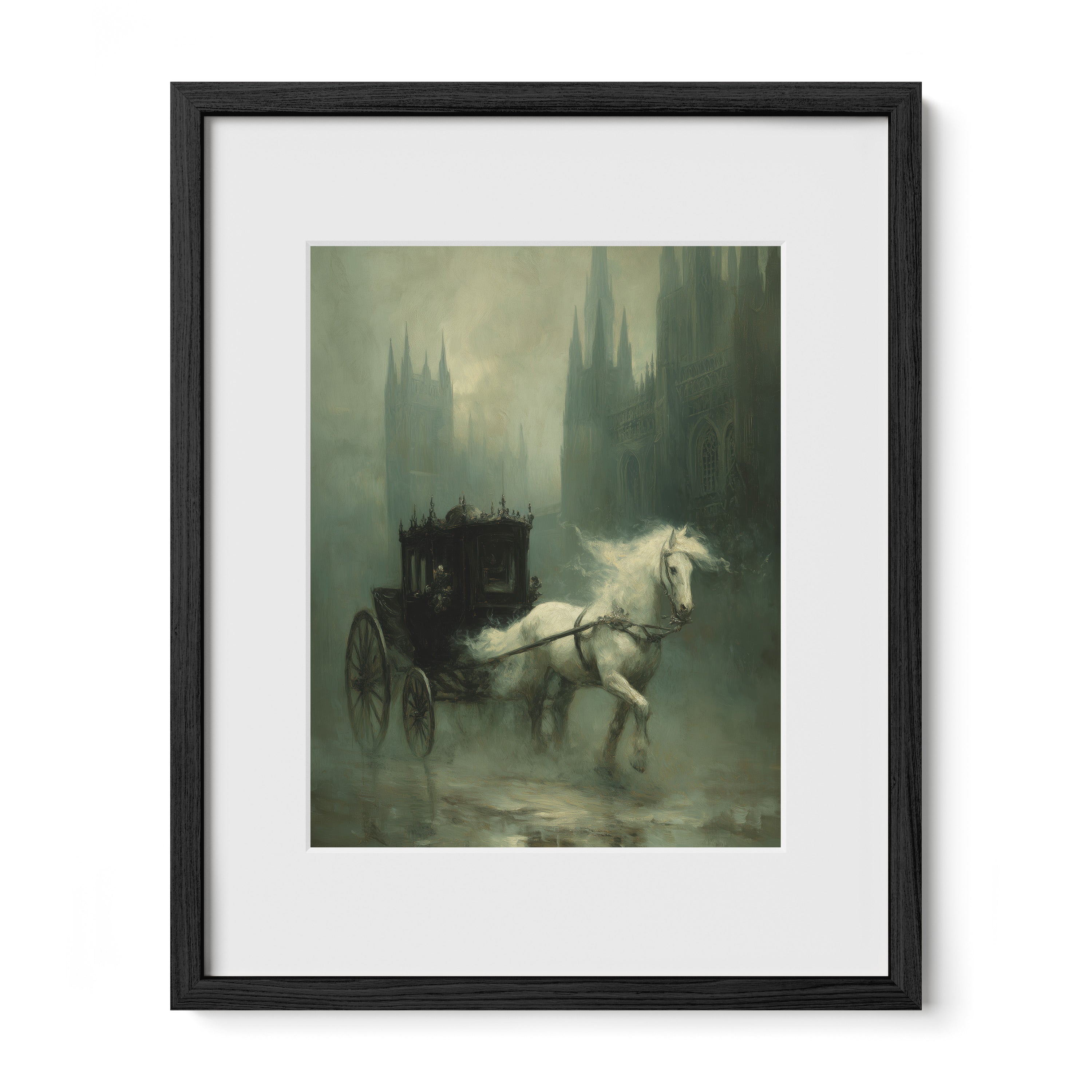 White Horse And Carriage