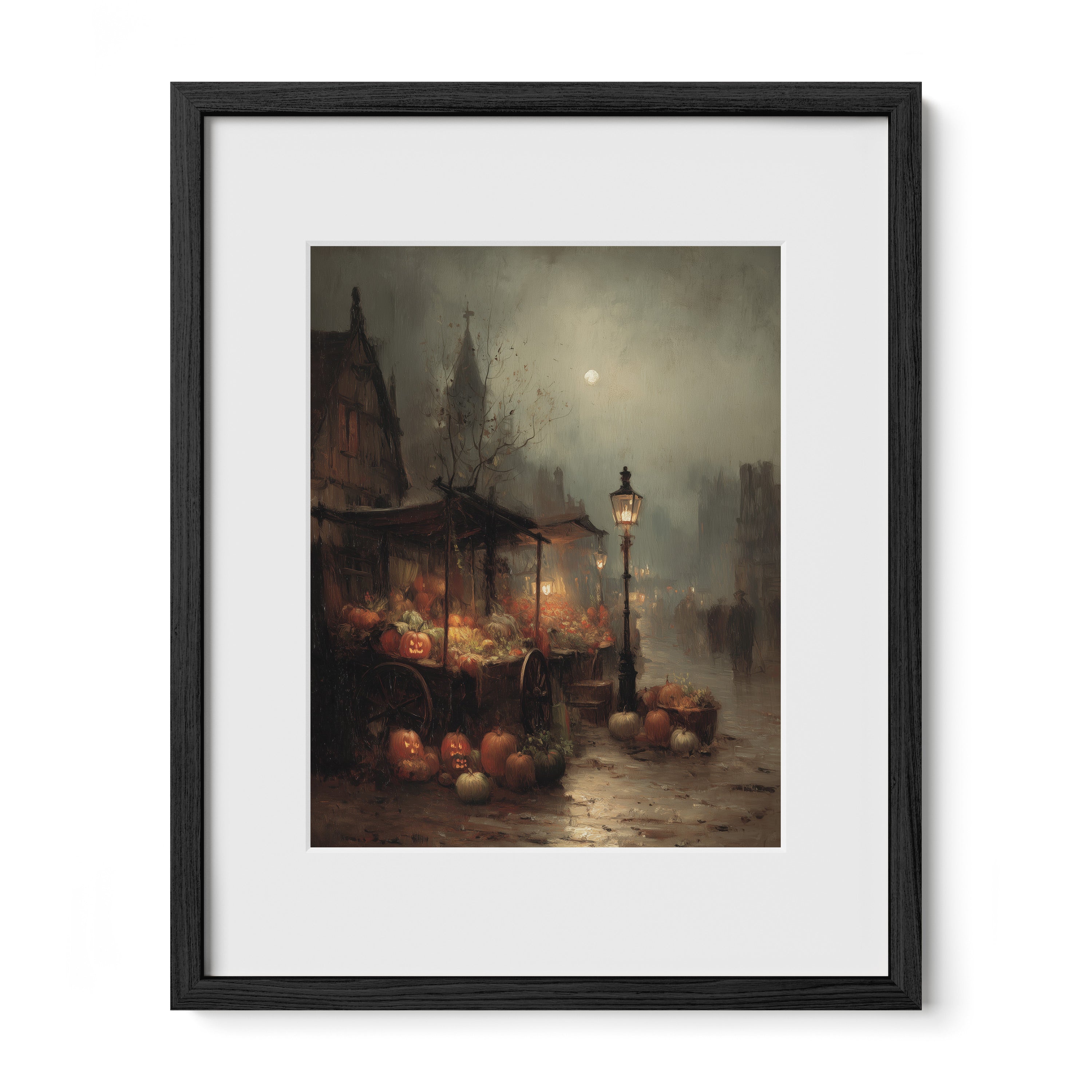 Pumpkin Market At Dusk