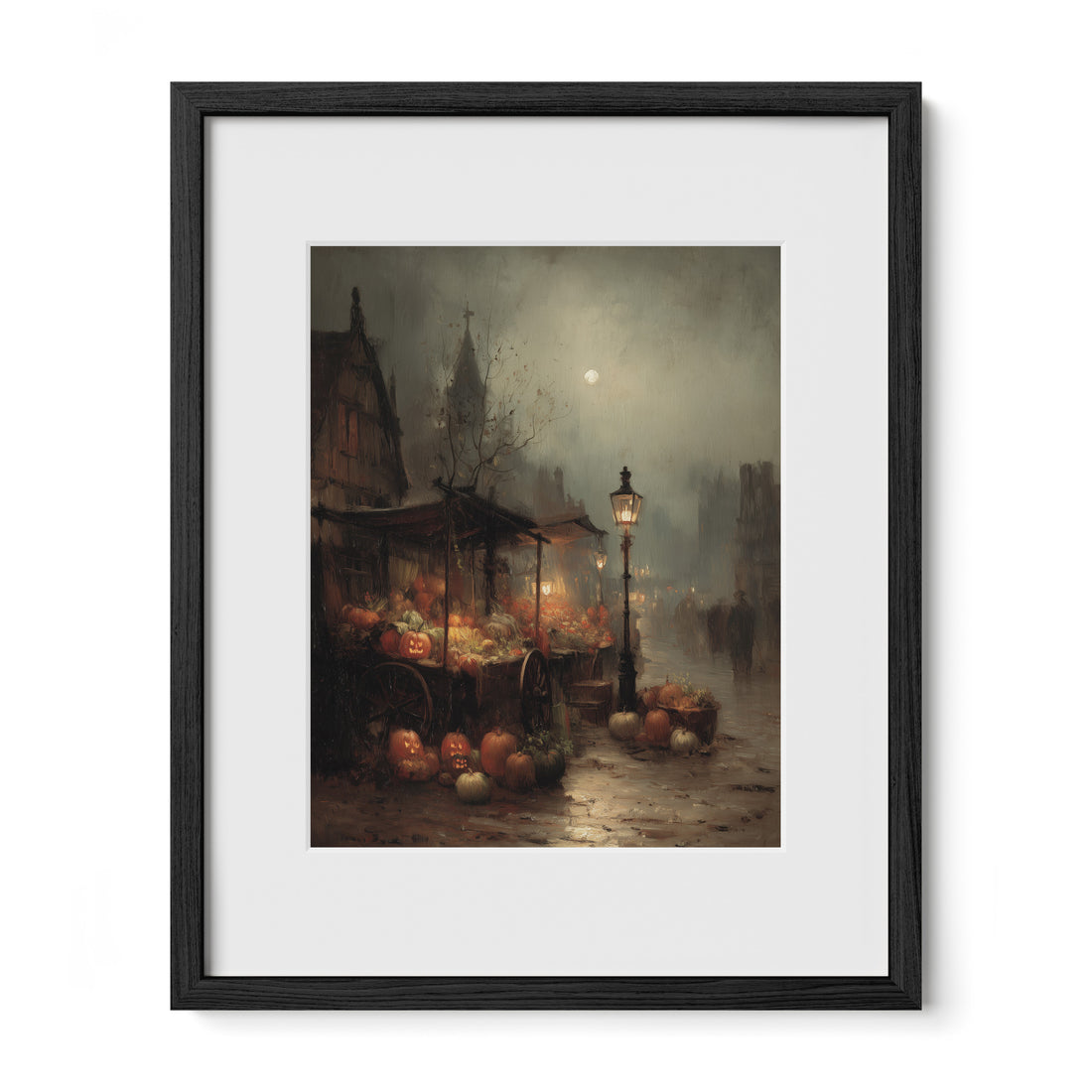 Pumpkin Market At Dusk