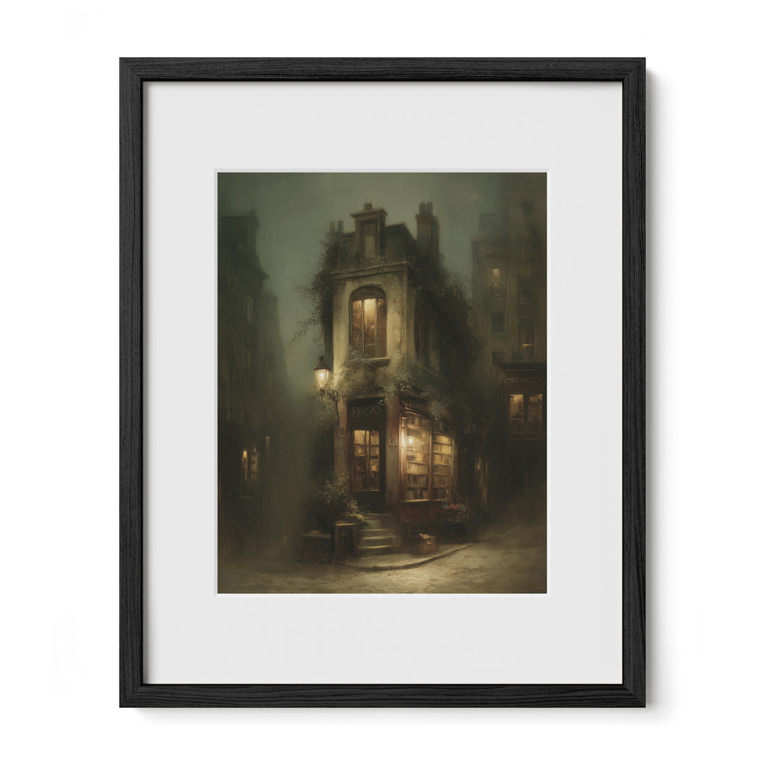 Gothic Storefront At Dusk