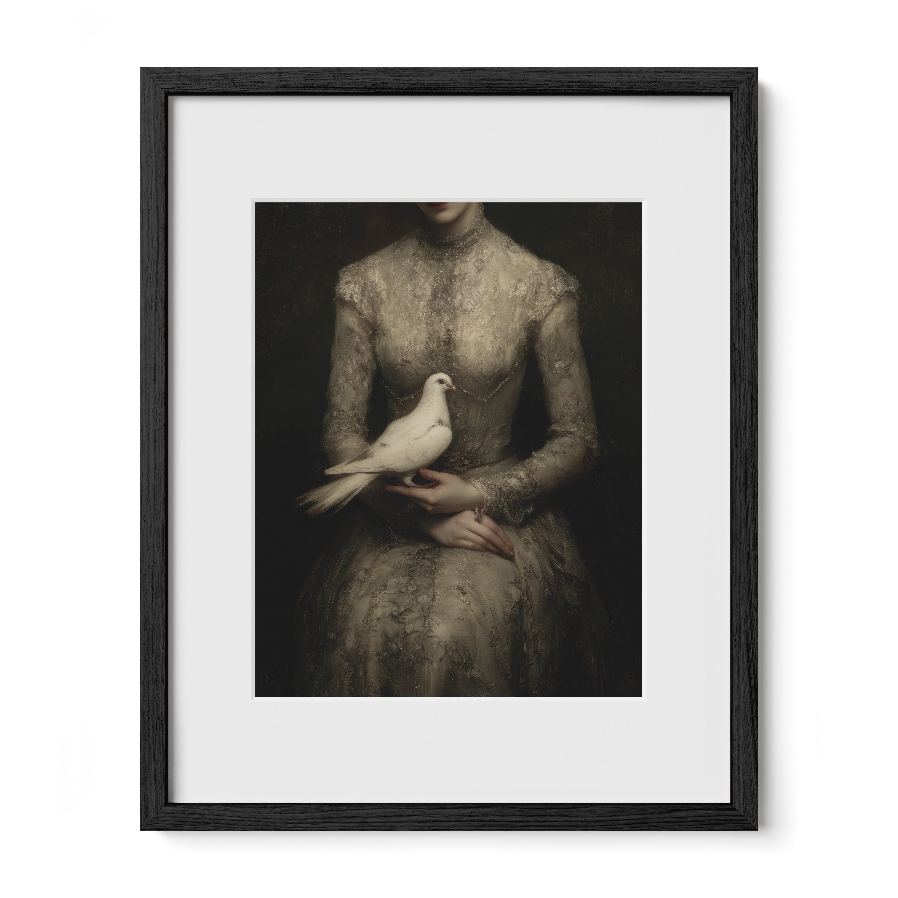 White Dove and Lace