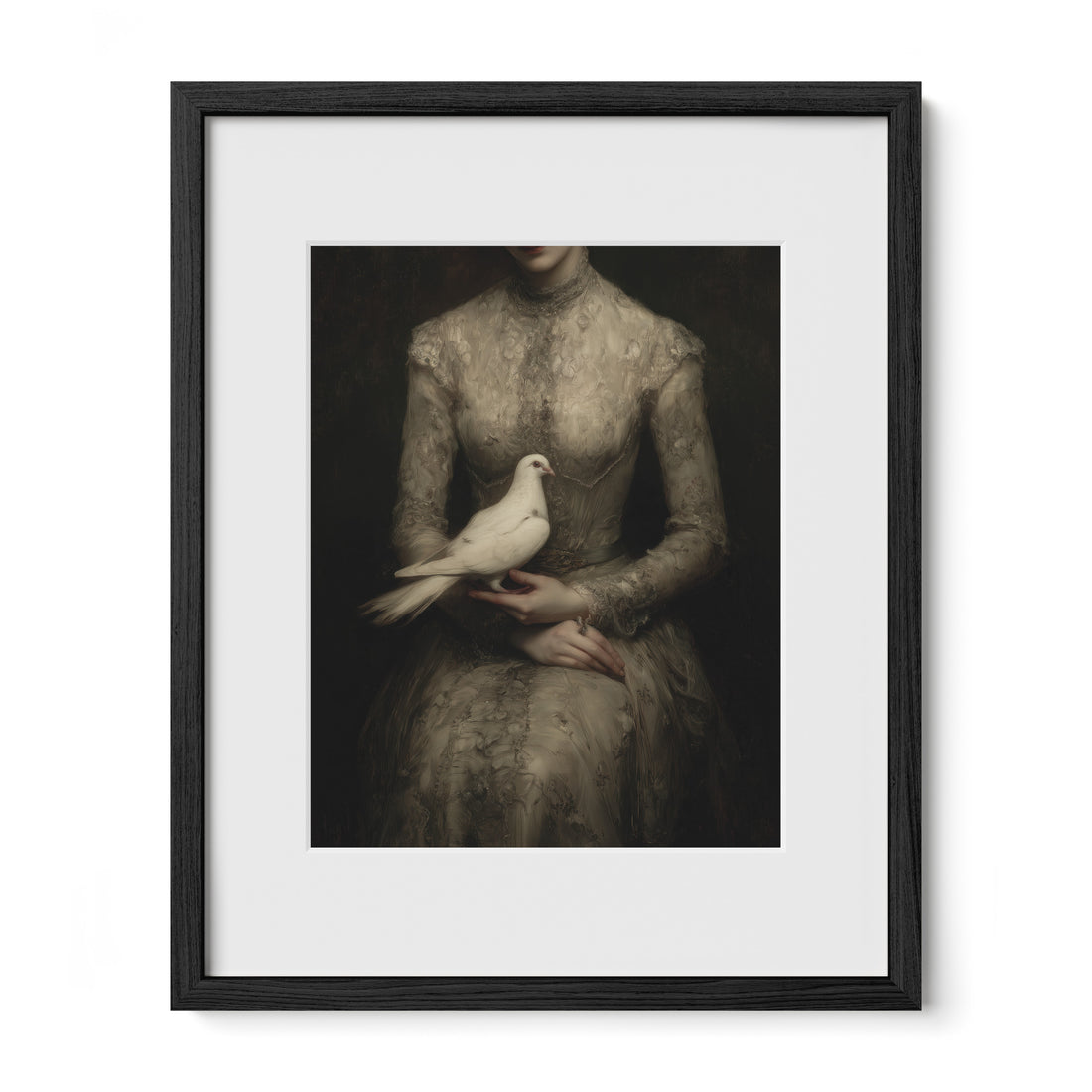 White Dove and Lace