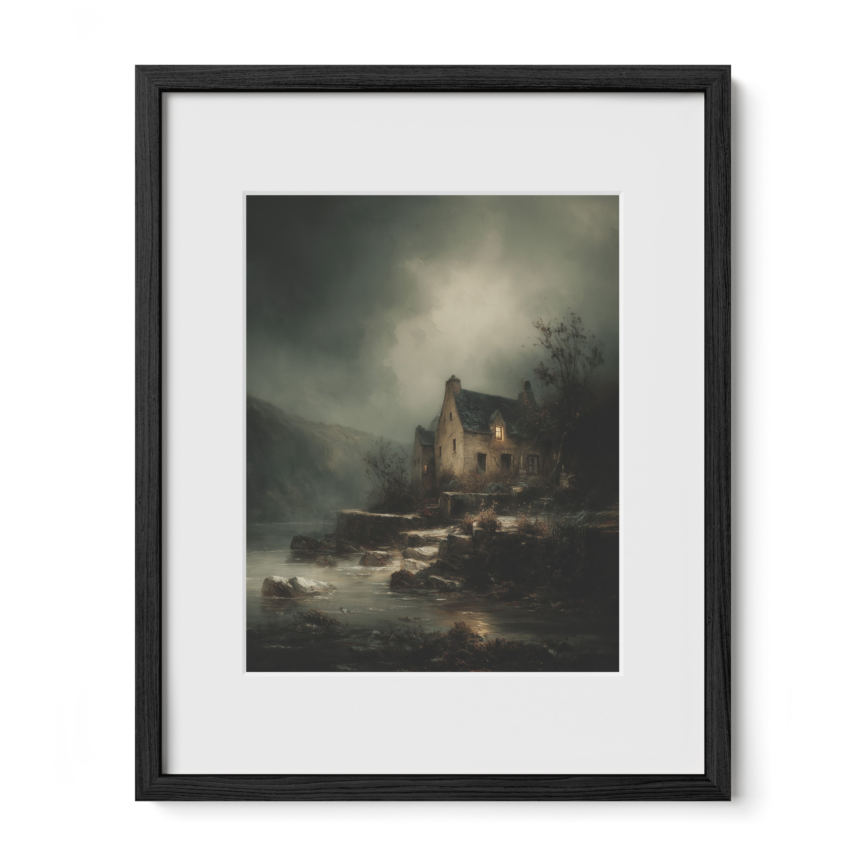 Seaside House in Storm