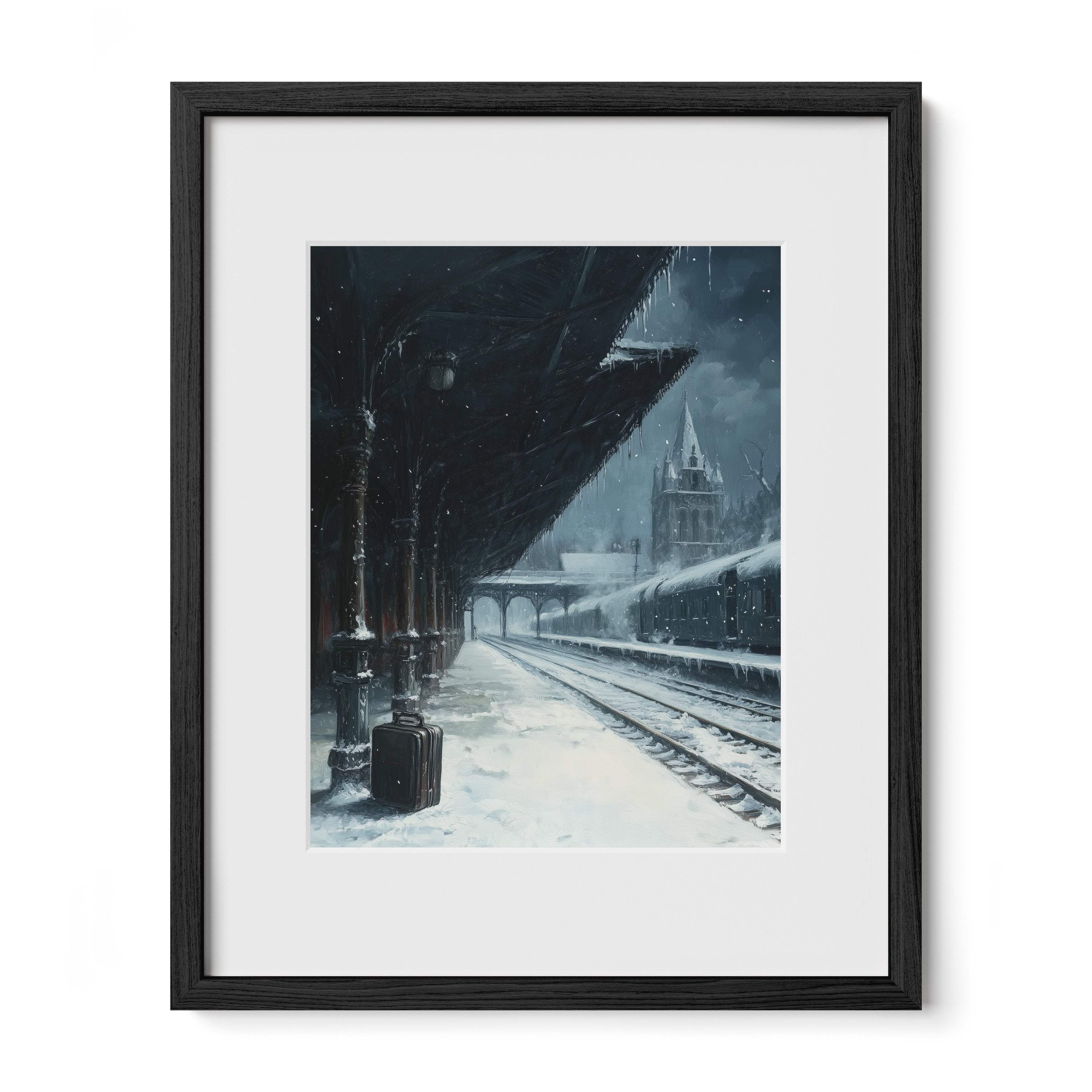 The Train Station in Snow
