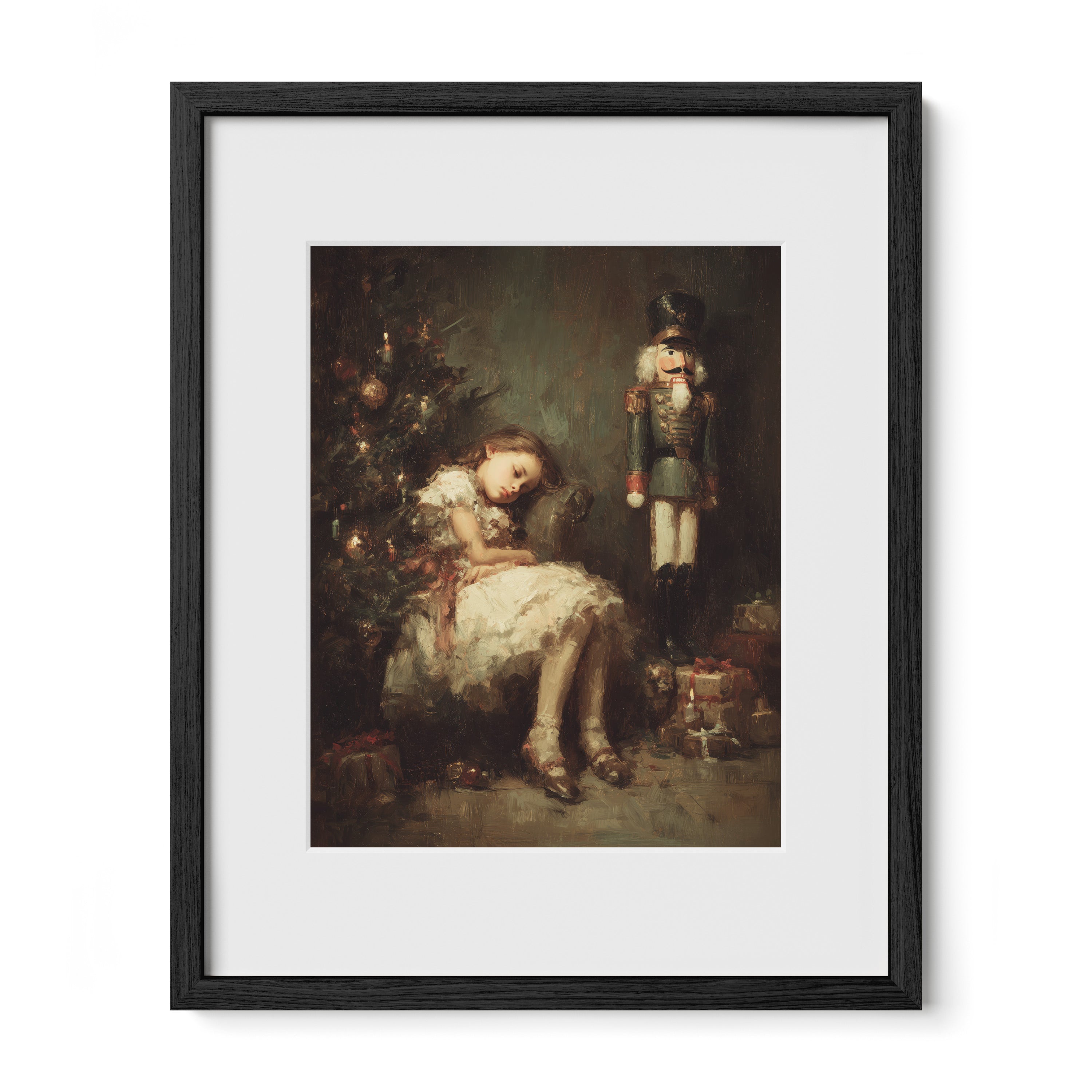 Sleeping Girl and Nutcracker