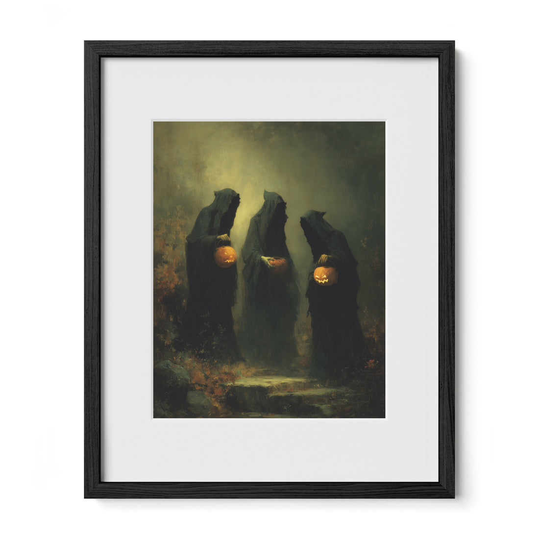 Witches With Pumpkin Heads