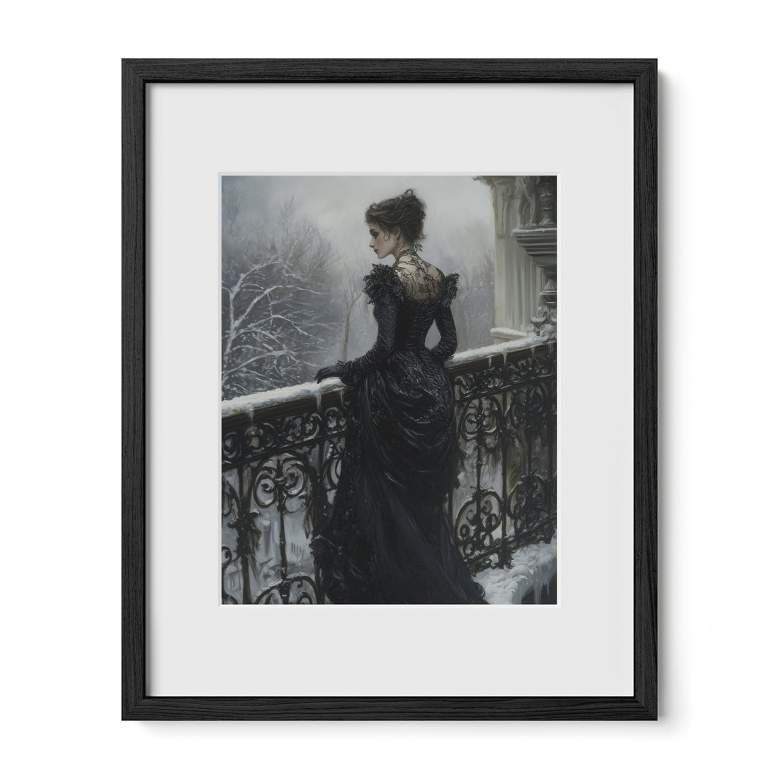 The Frosted Balcony