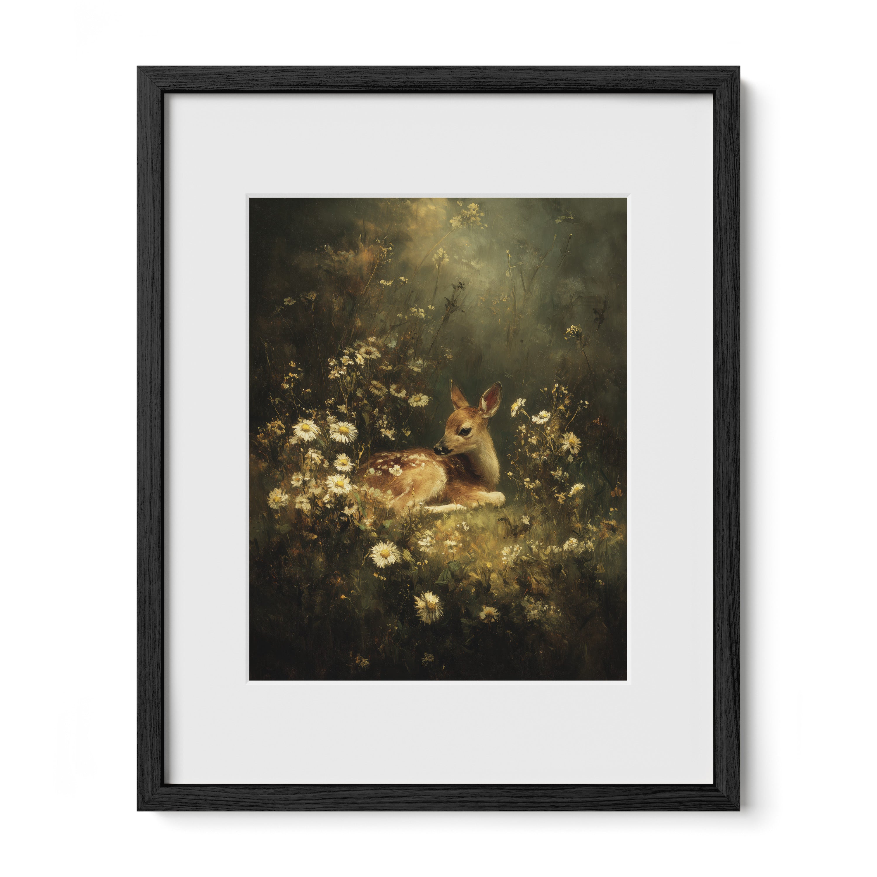 Fawn In Wildflowers