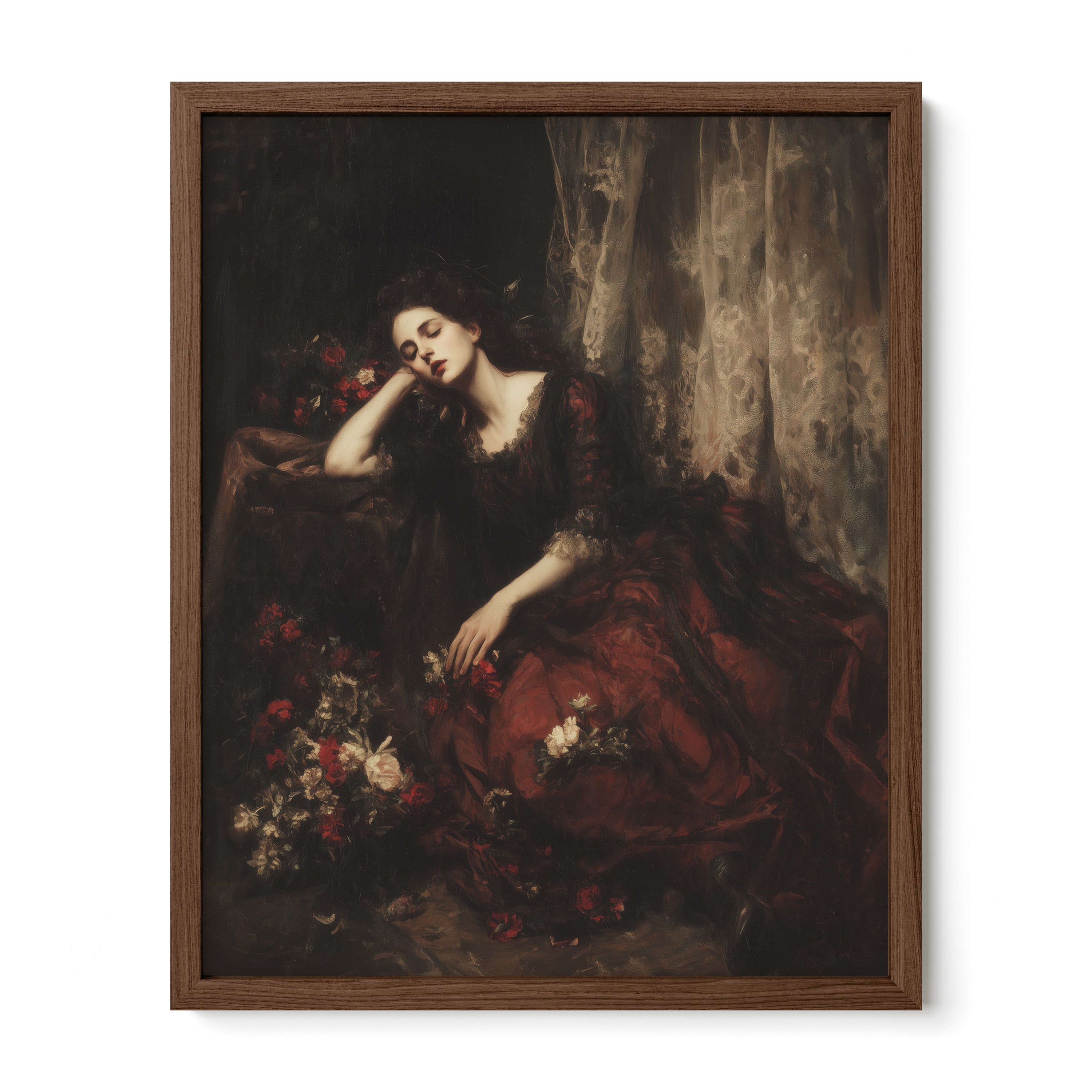 Red Gown And Gloaming