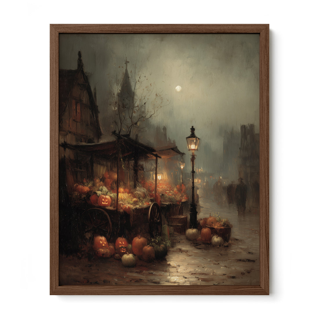 Pumpkin Market At Dusk