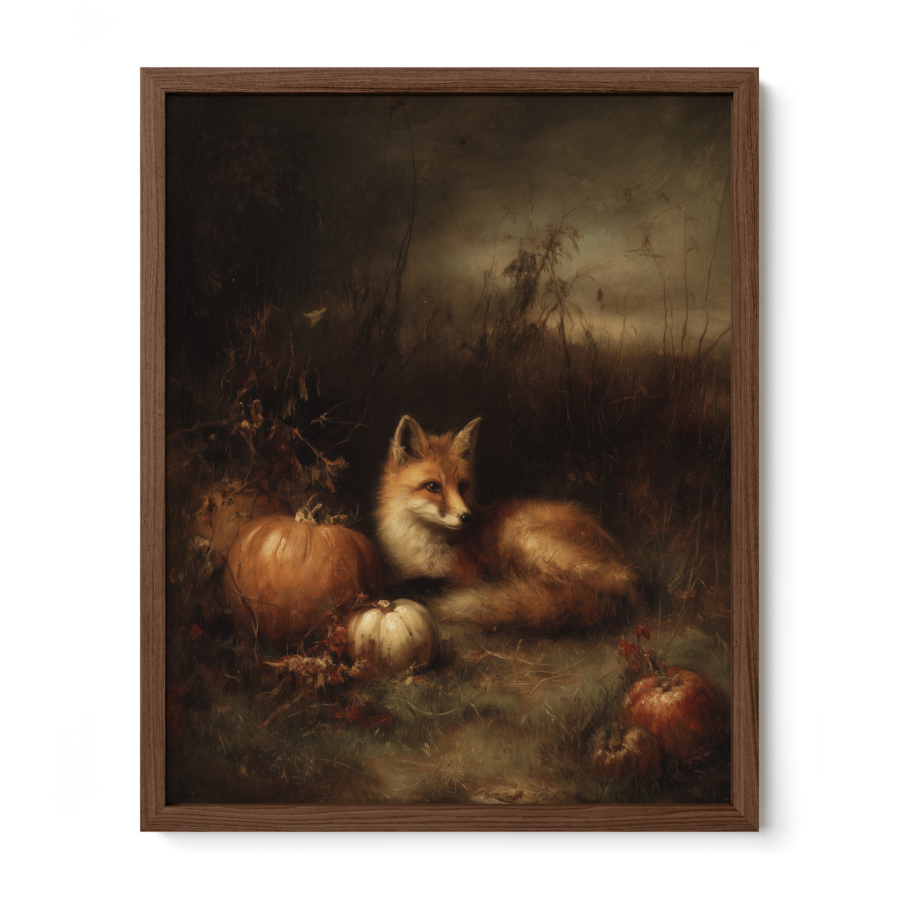 Fox In Autumn Dusk