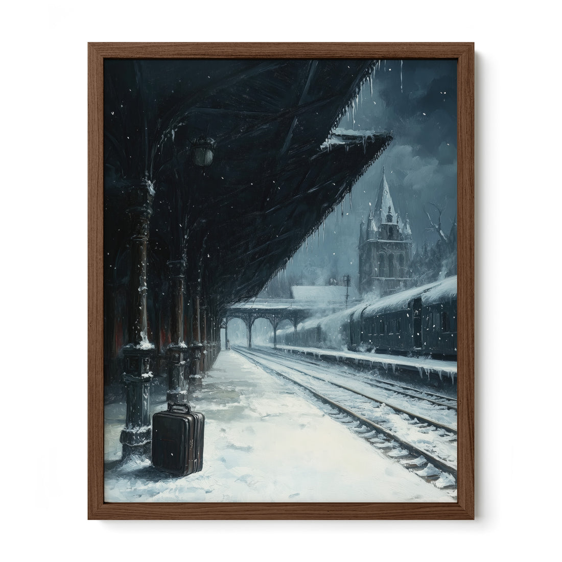 The Train Station in Snow