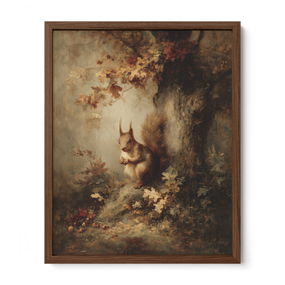 Squirrel Beneath Blossoms