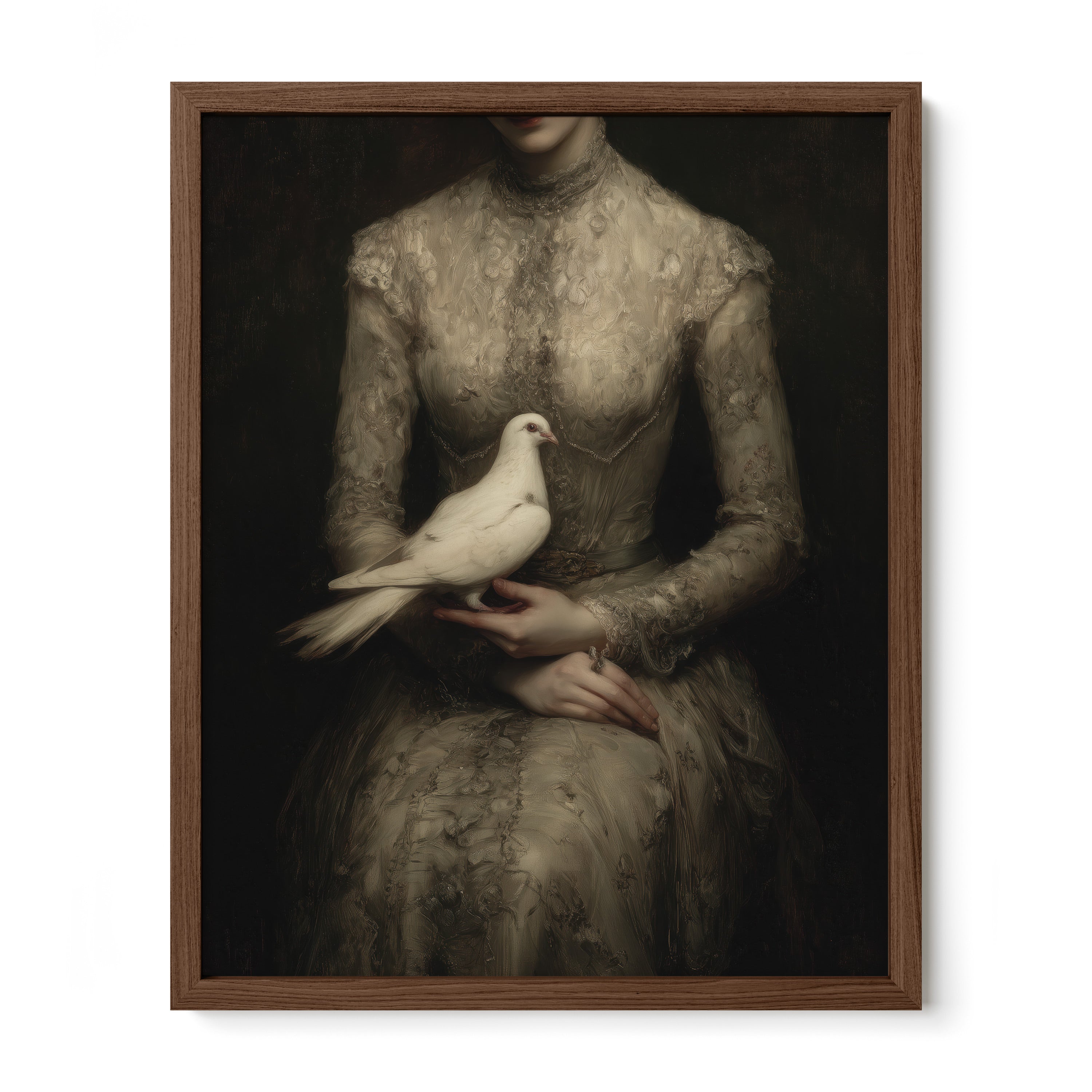 White Dove and Lace