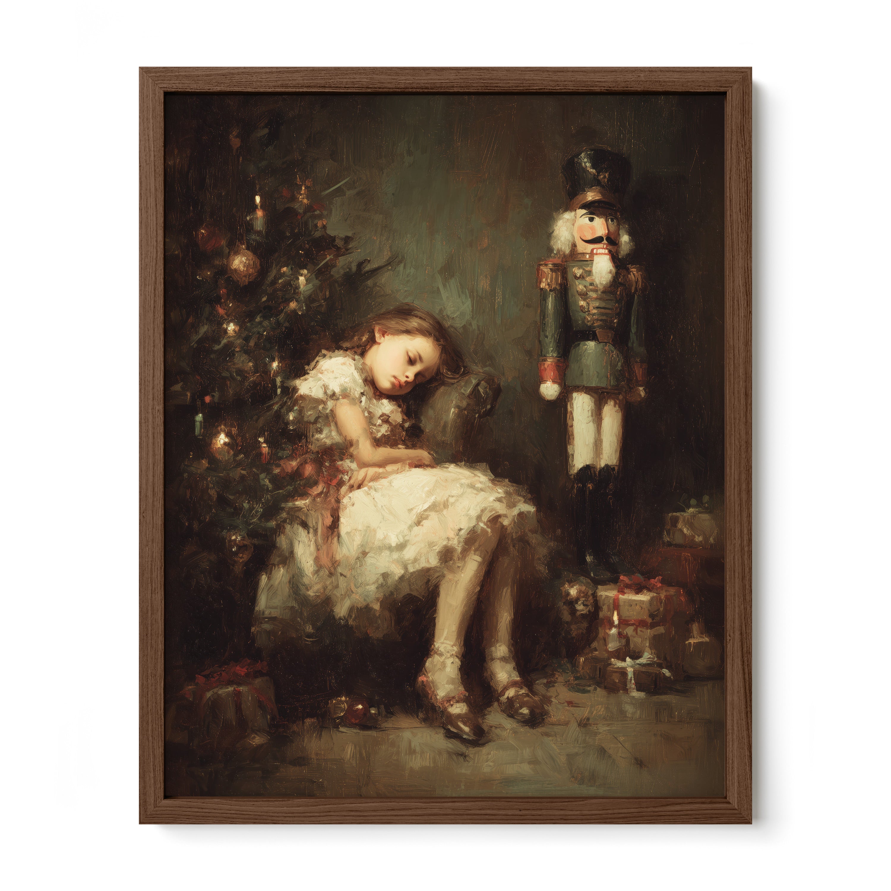 Sleeping Girl and Nutcracker