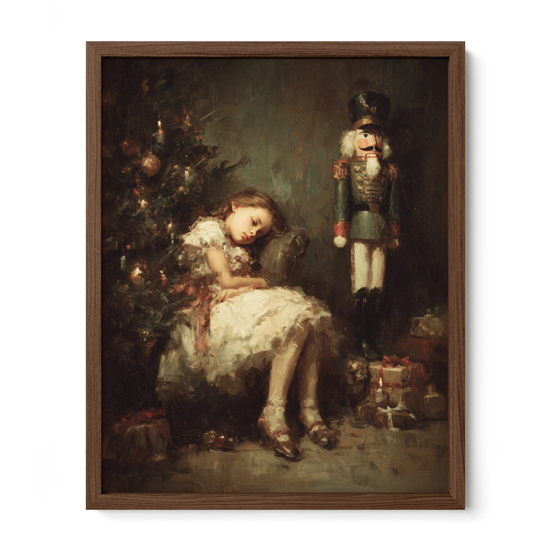 Sleeping Girl and Nutcracker