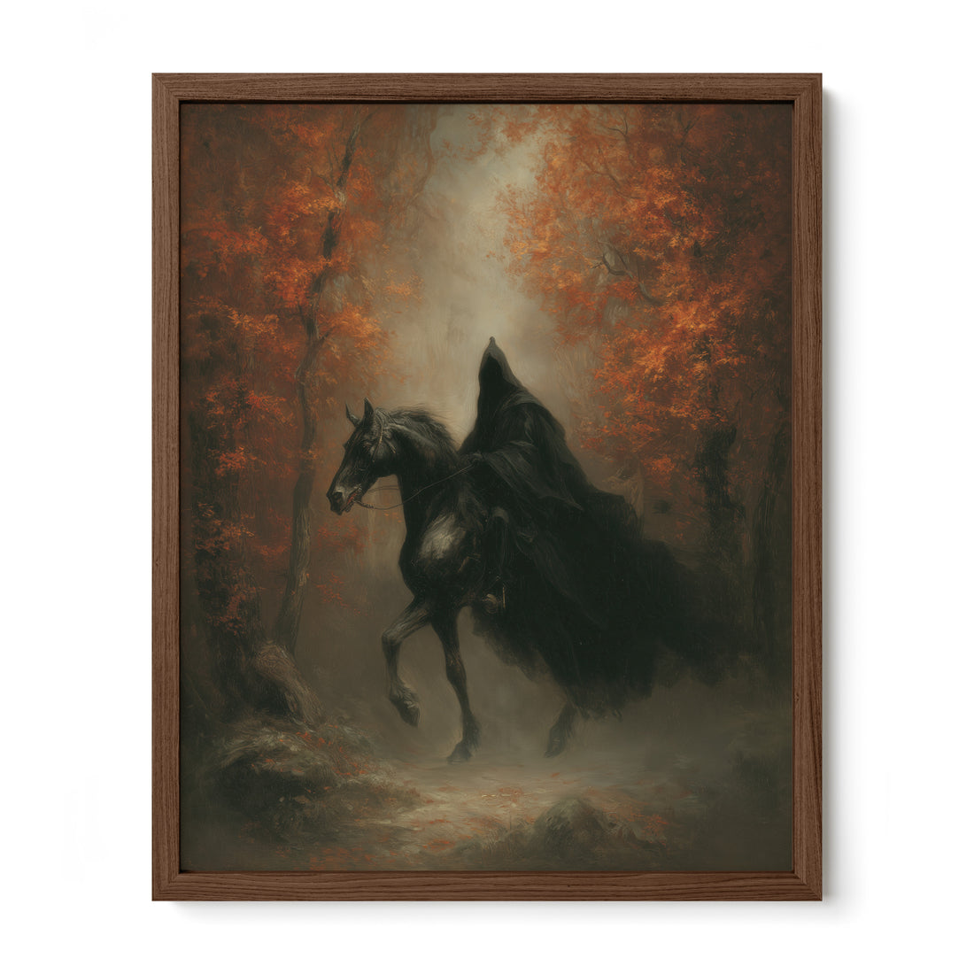 Headless Horseman in Woods