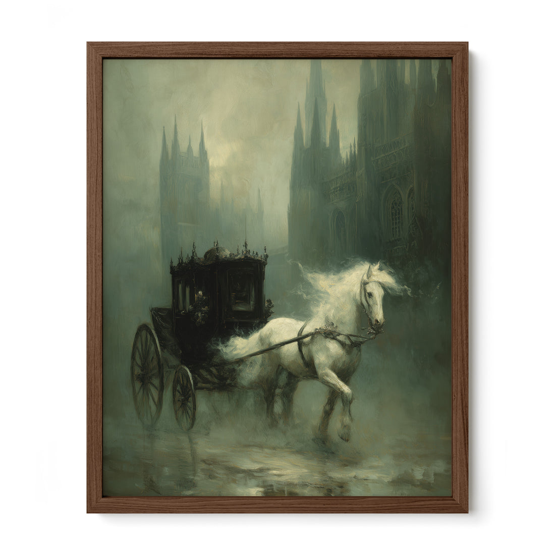 White Horse And Carriage