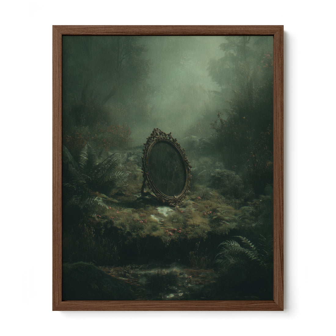 The Mirror Left in the Forest