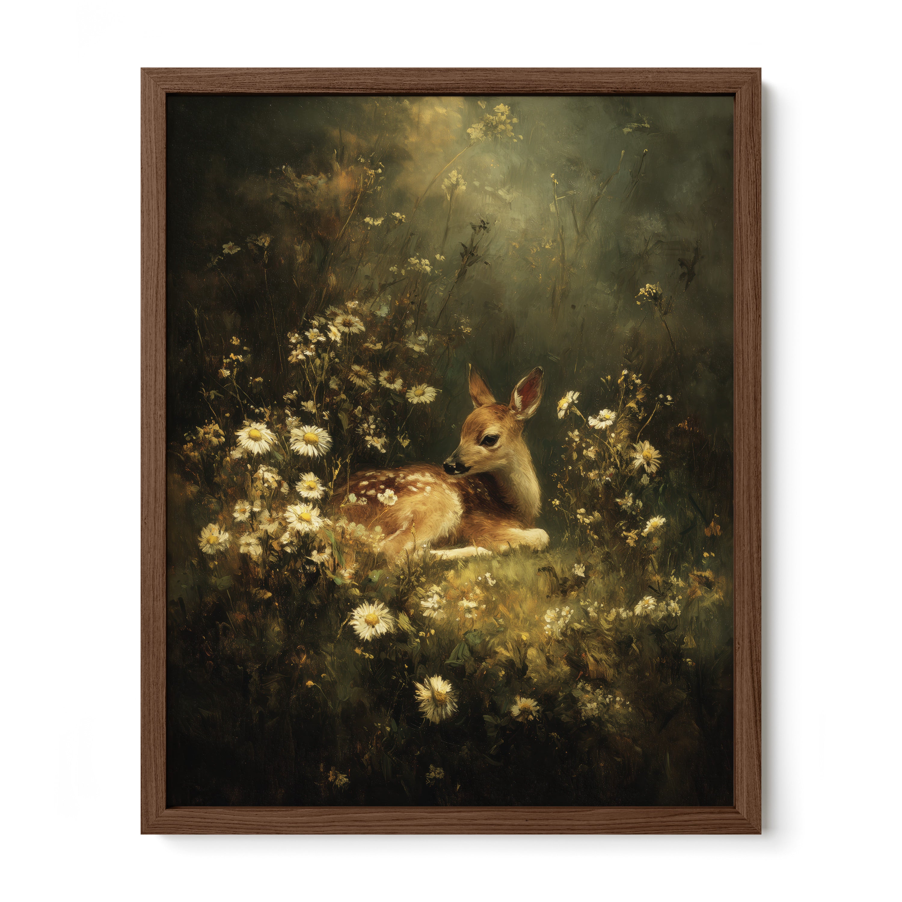 Fawn In Wildflowers