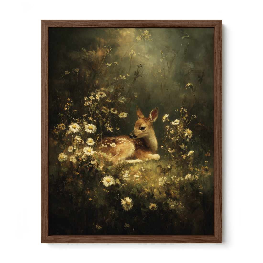 Fawn In Wildflowers