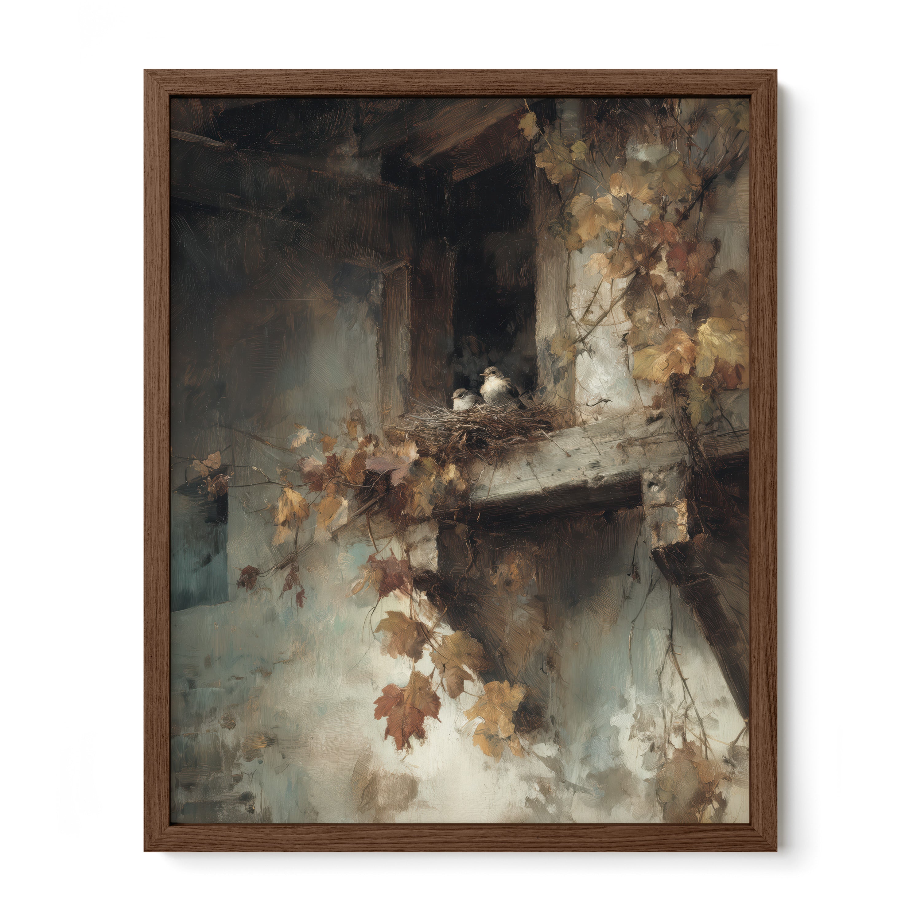 Crumbling Balcony Stillness