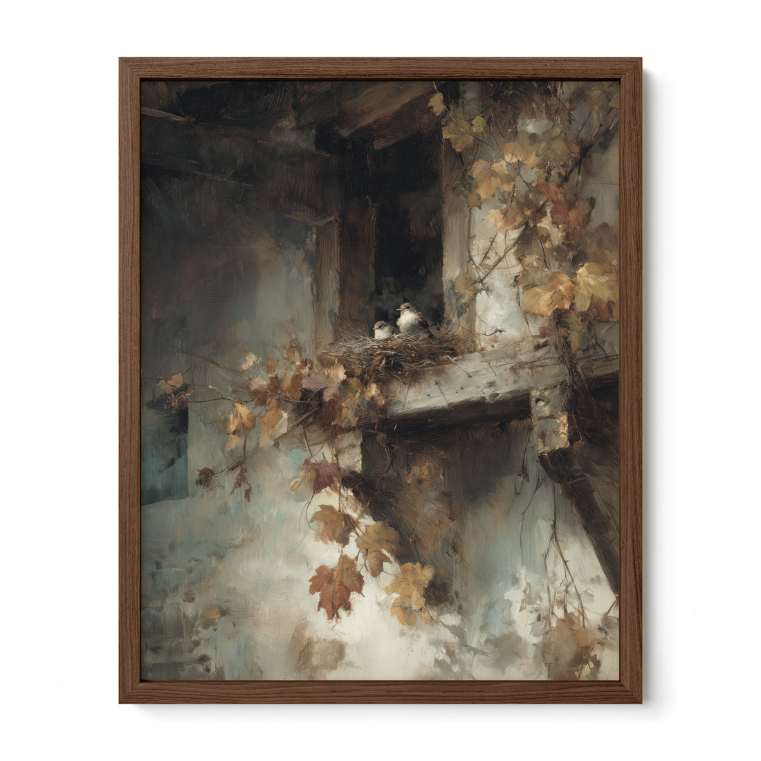 Crumbling Balcony Stillness