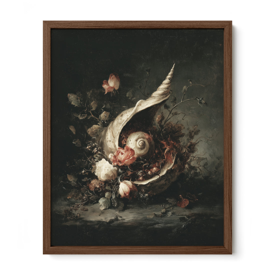 Broken Shell And Roses