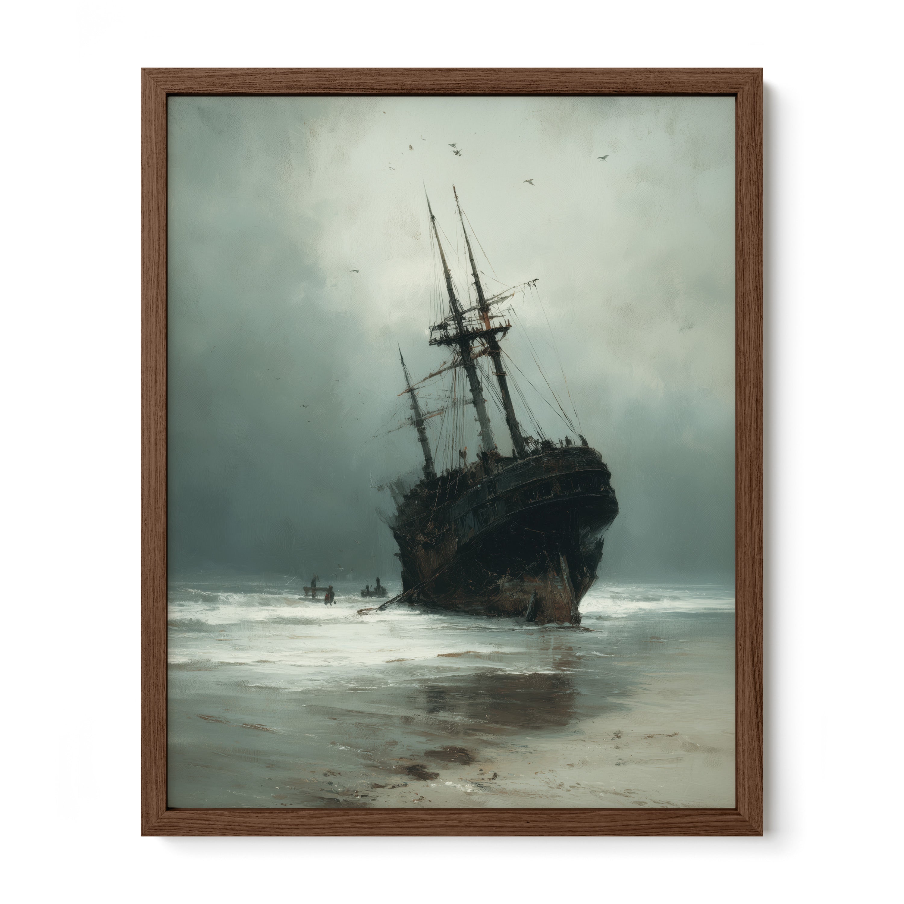Shipwreck on Shoreline