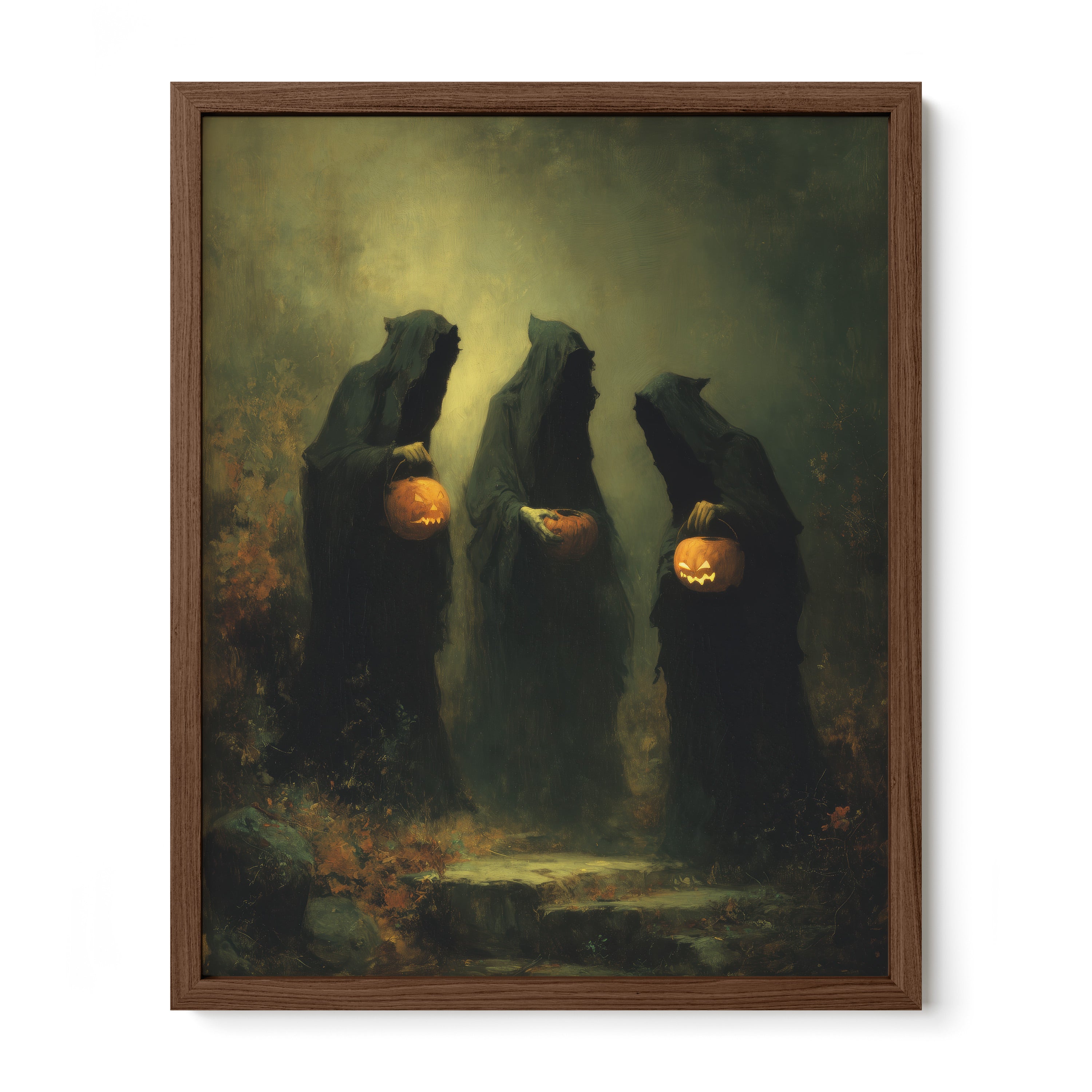 Witches With Pumpkin Heads