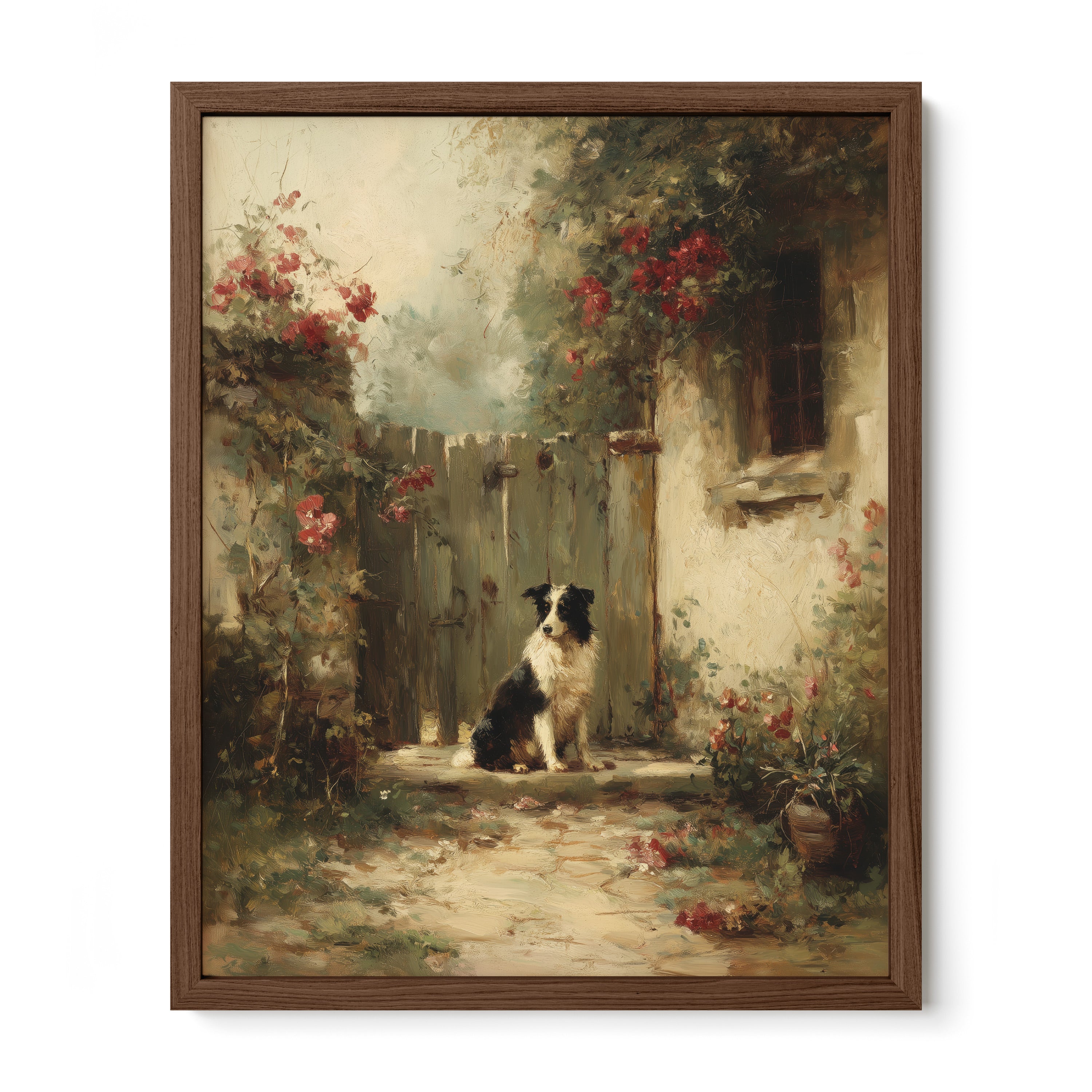 Dog At The Garden Gate
