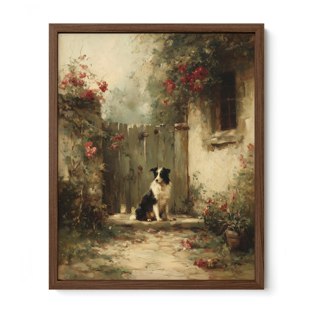 Dog At The Garden Gate