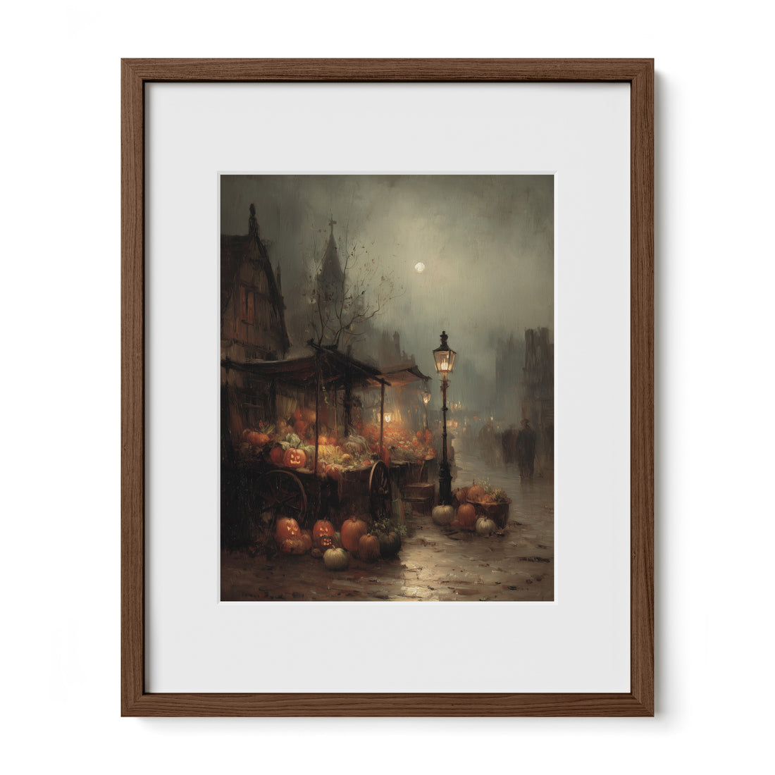 Pumpkin Market At Dusk
