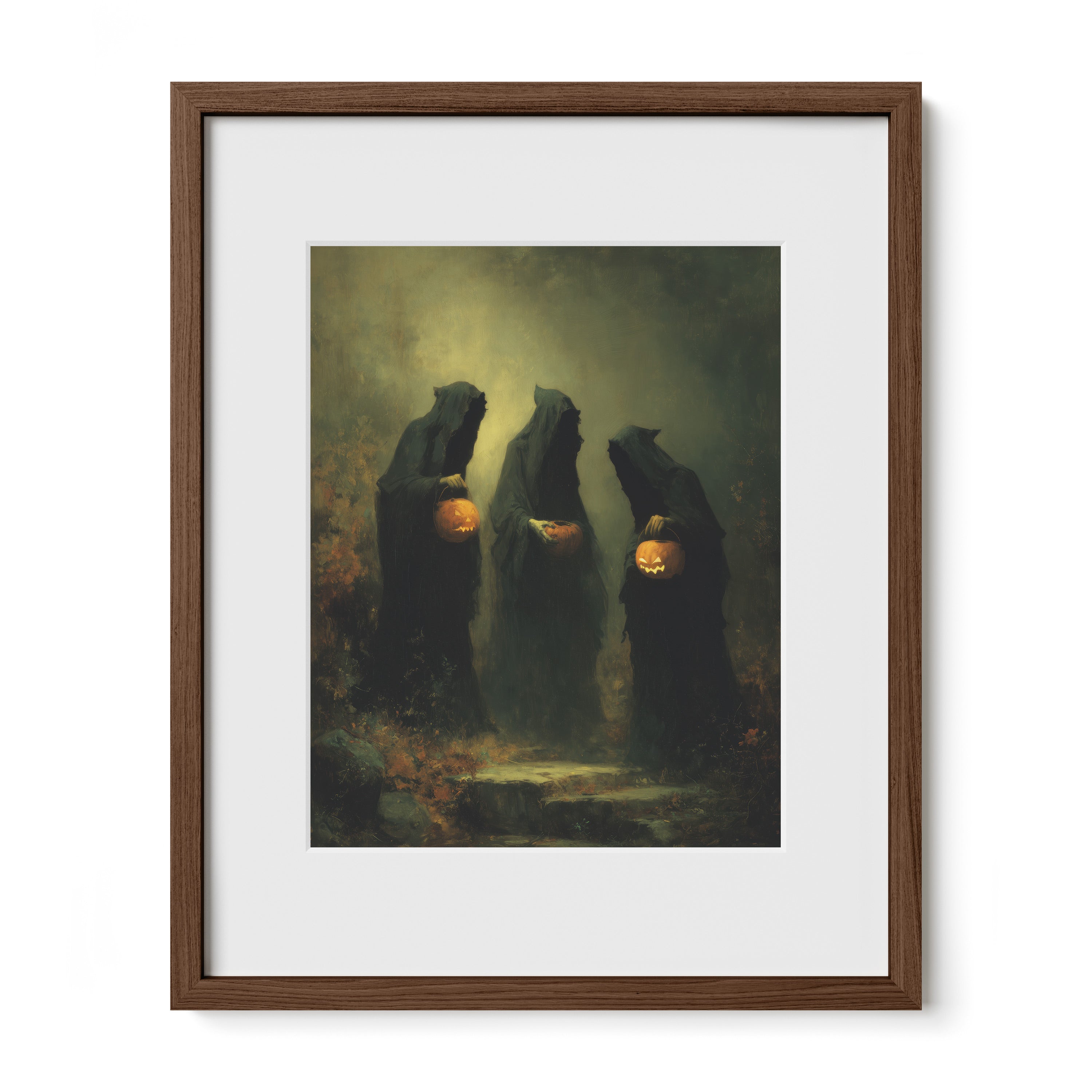 Witches With Pumpkin Heads